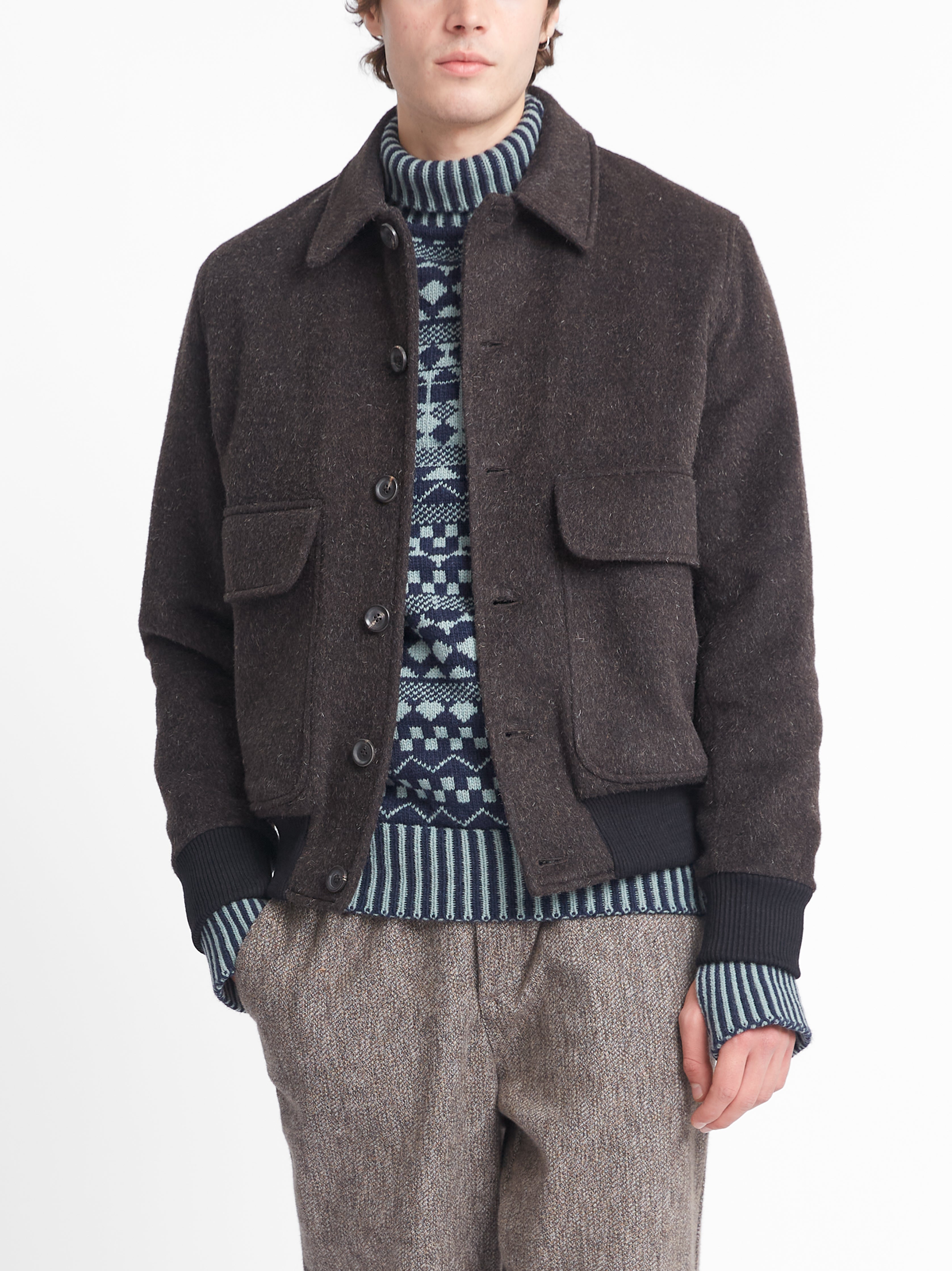  Linfield Bomber Jacket Regent Brown