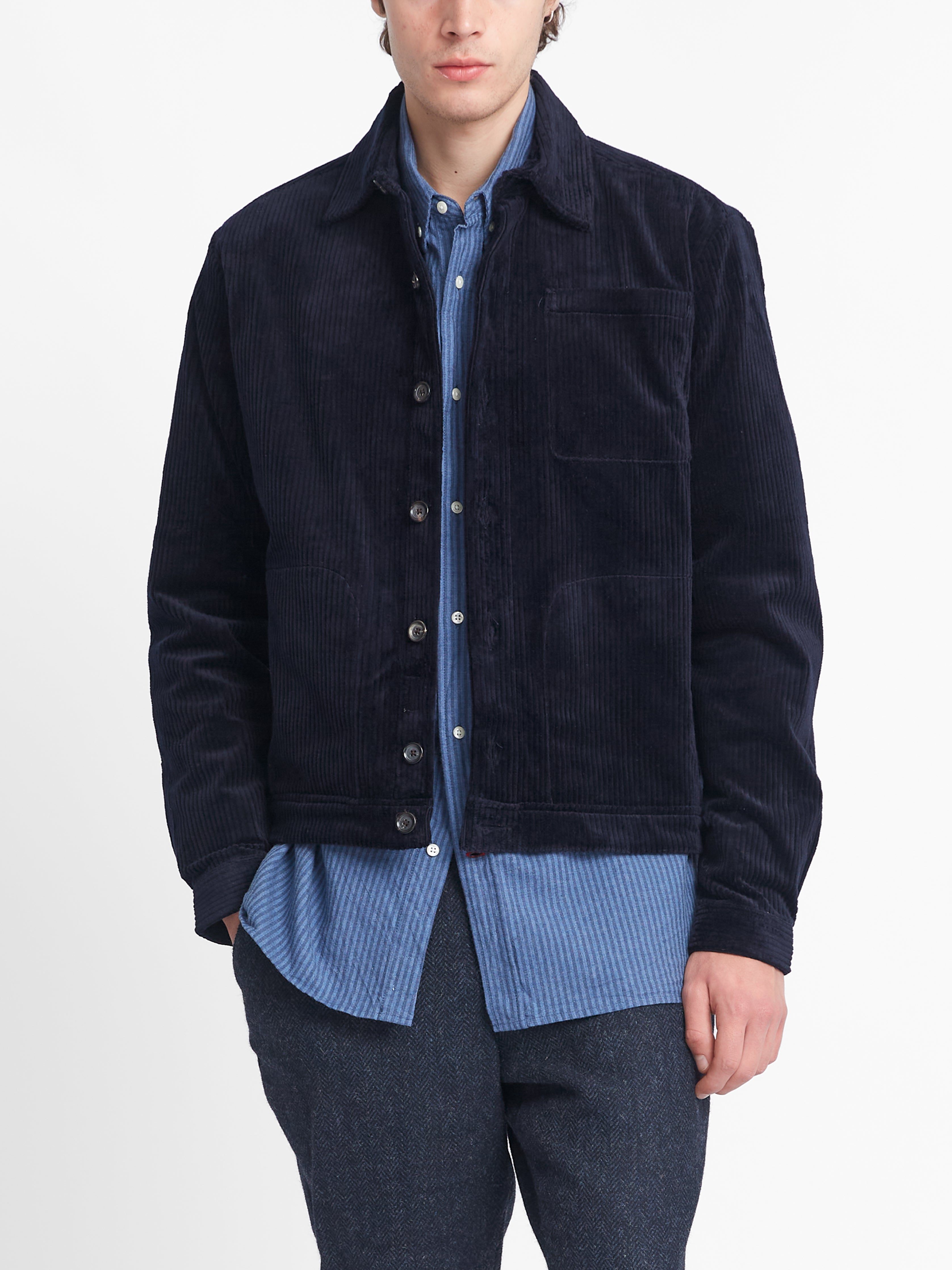  Milford Jacket Melrose Cord Navy