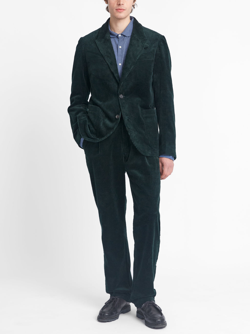  Mansfield Jacket Melrose Cord Green