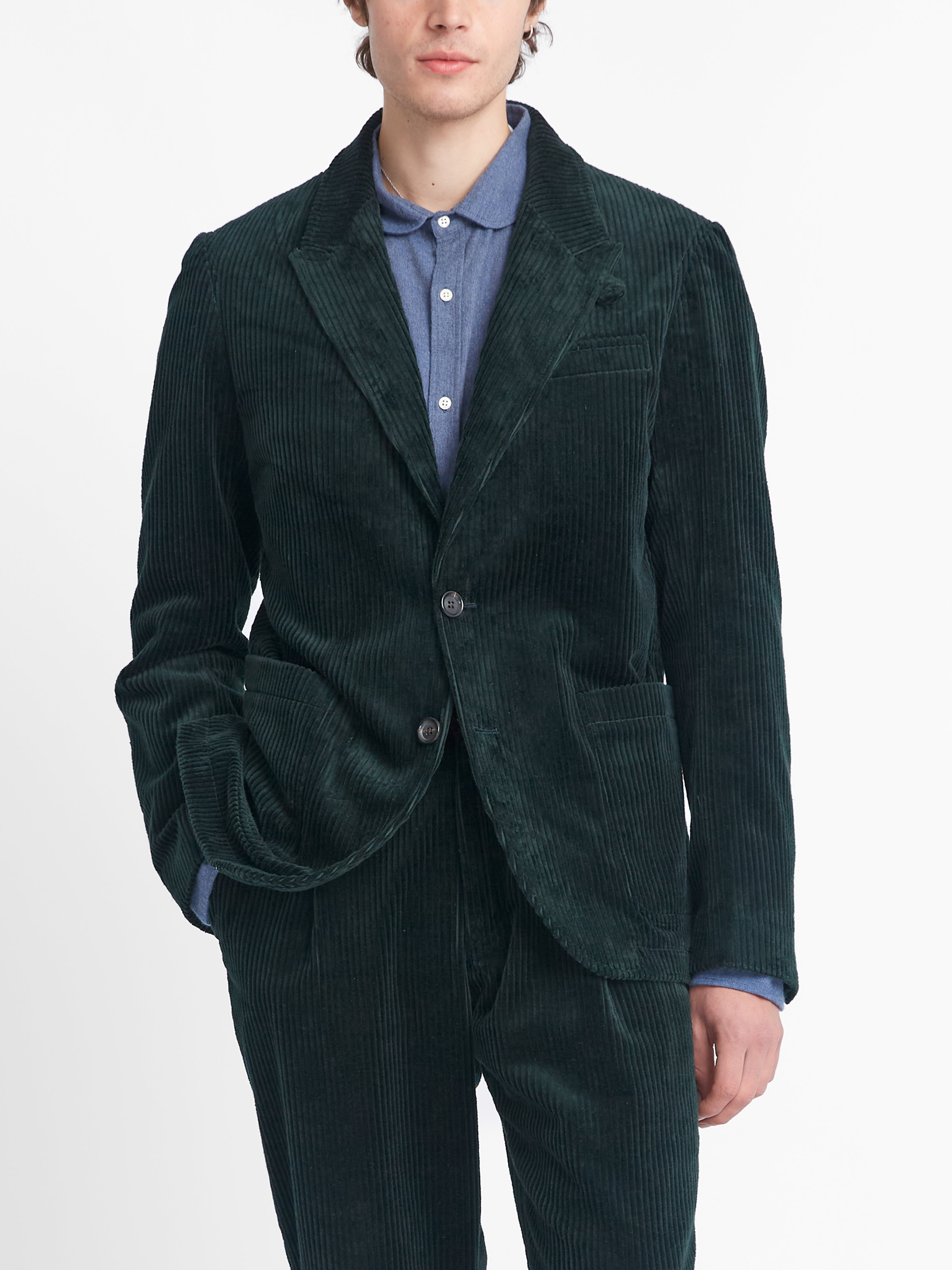  Mansfield Jacket Melrose Cord Green