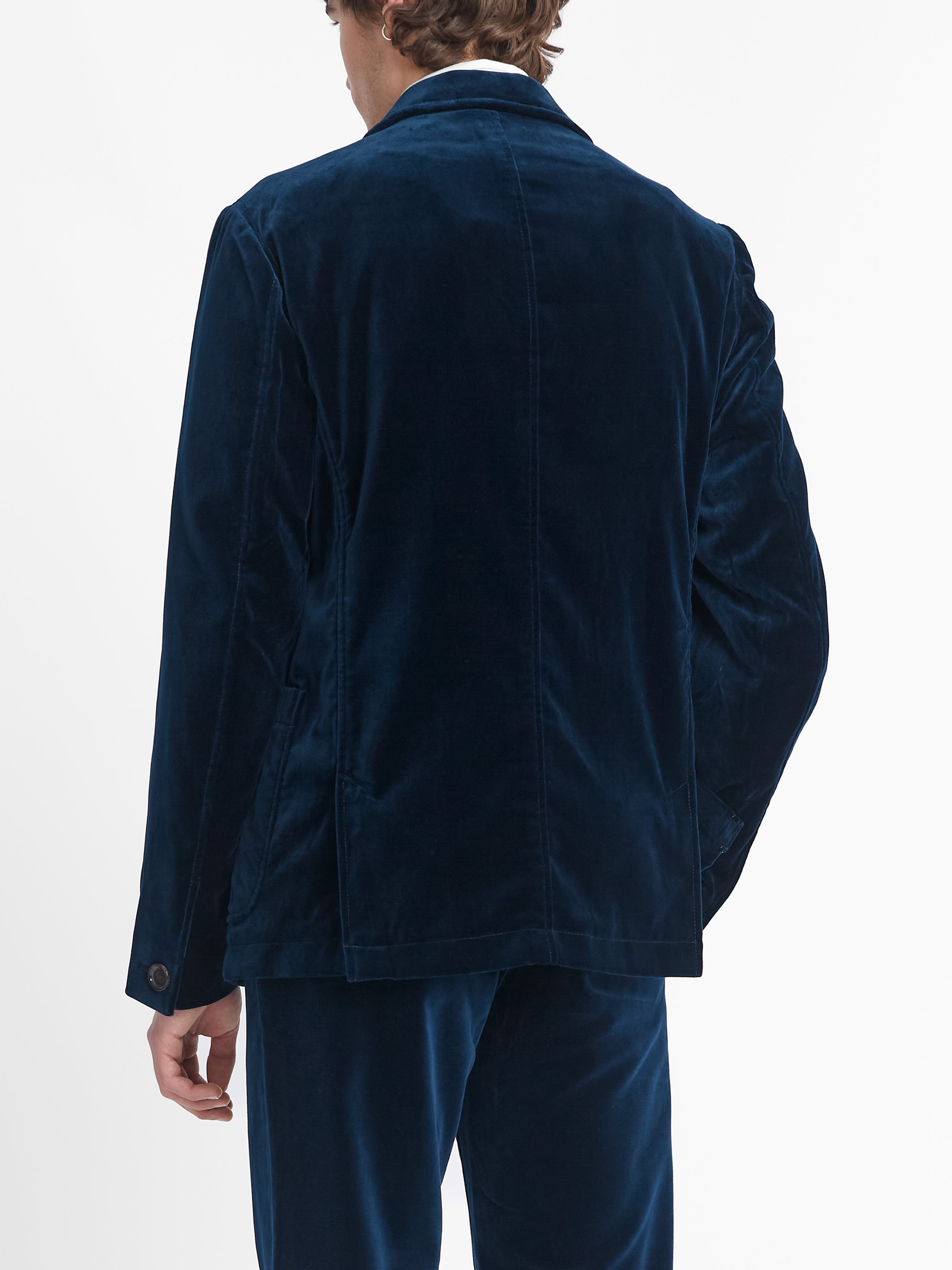  Mansfield Jacket Velvet Sapphire Blue