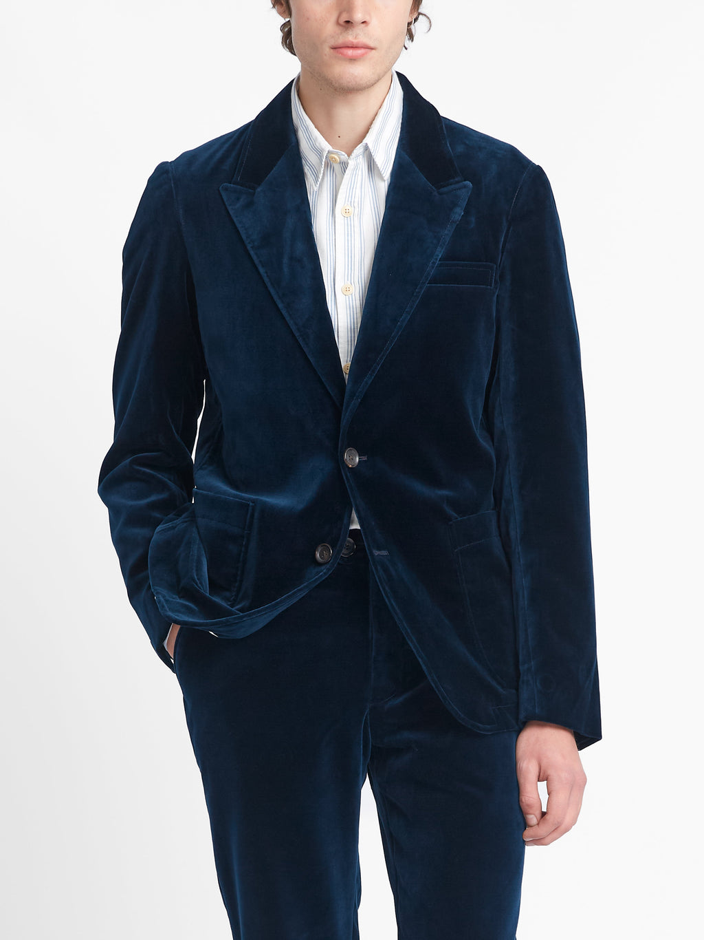  Mansfield Jacket Velvet Sapphire Blue