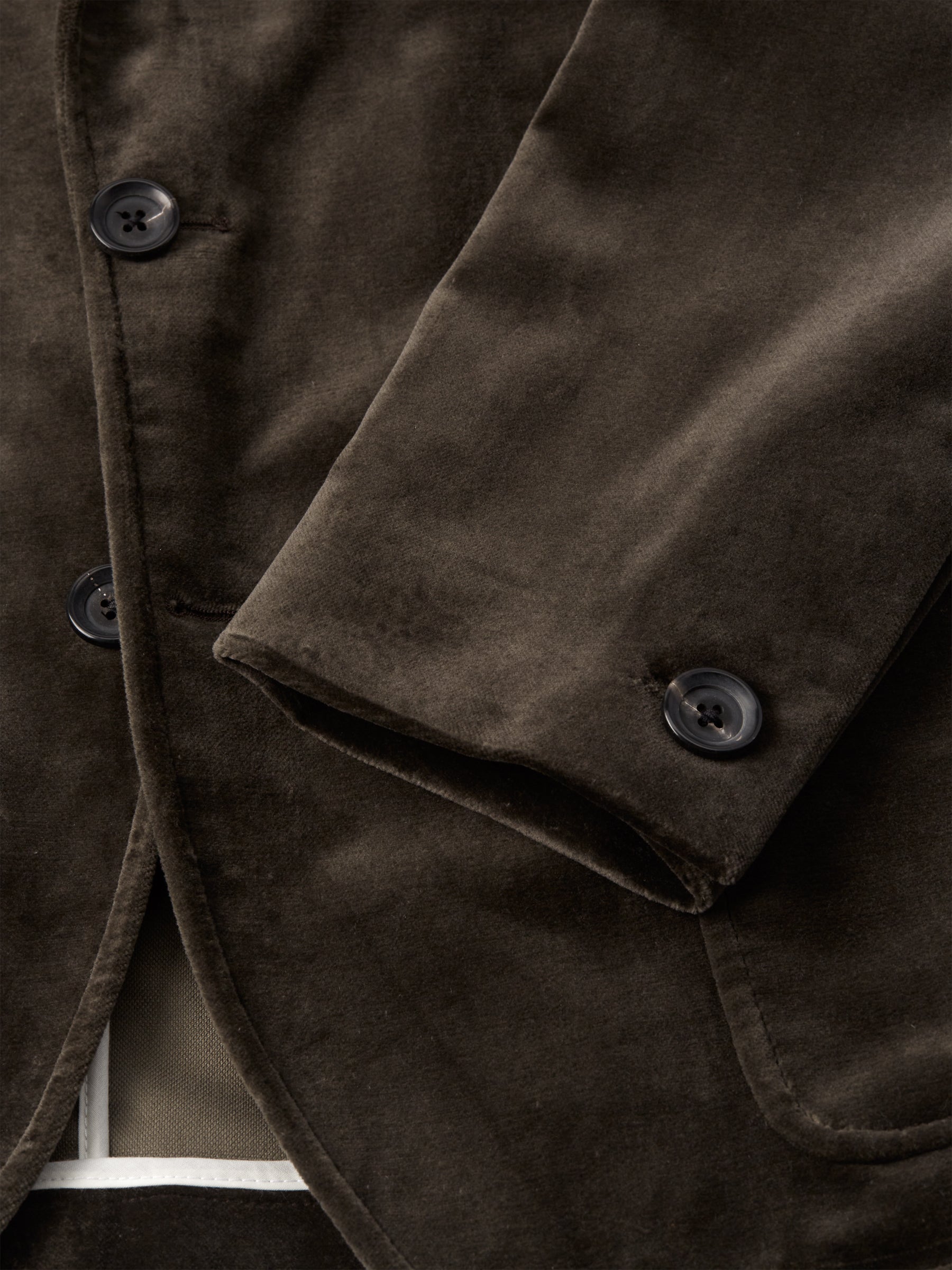 Mansfield Jacket Velvet Mole Grey
