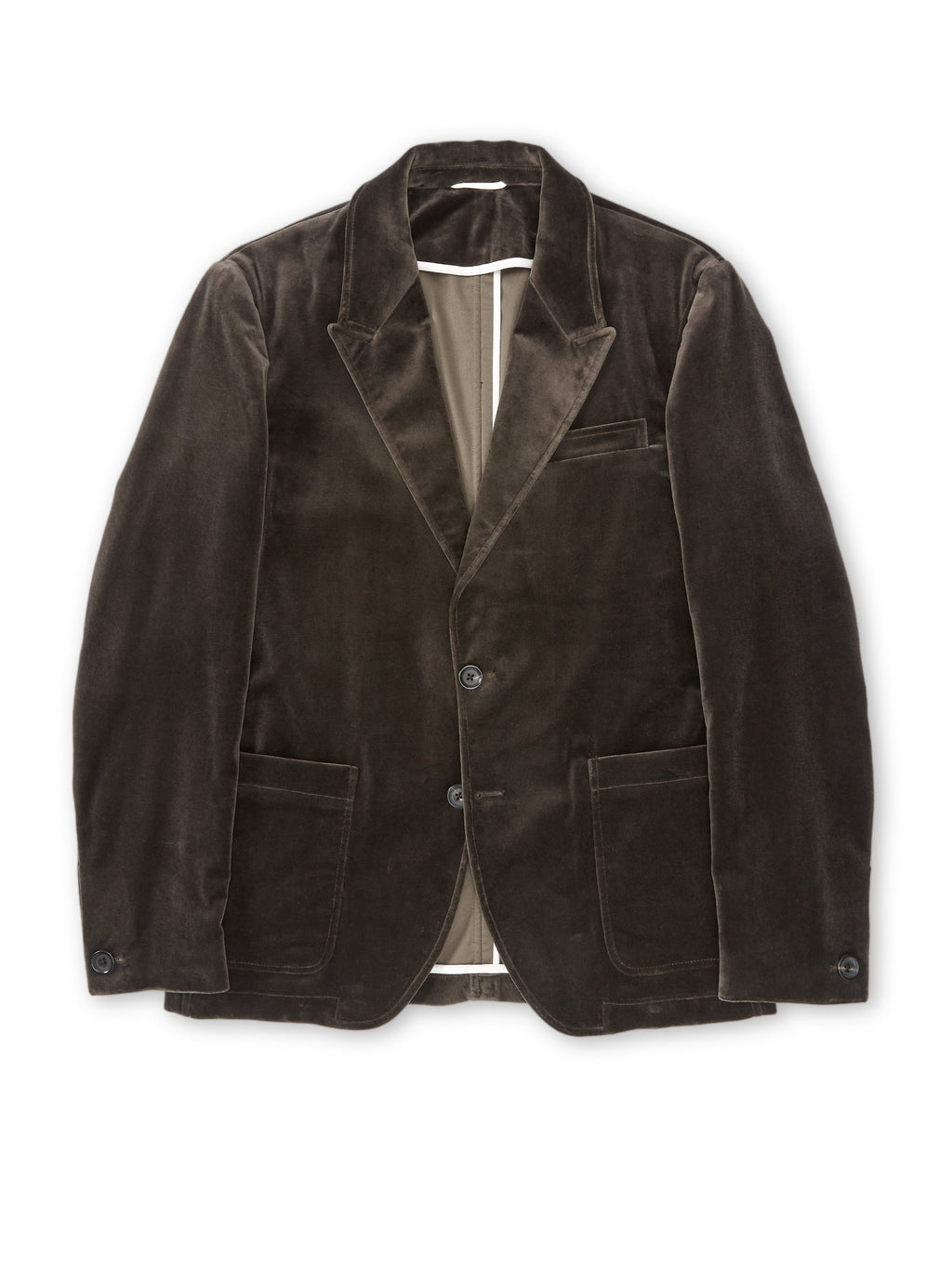  Mole Grey Velvet Mansfield Suit