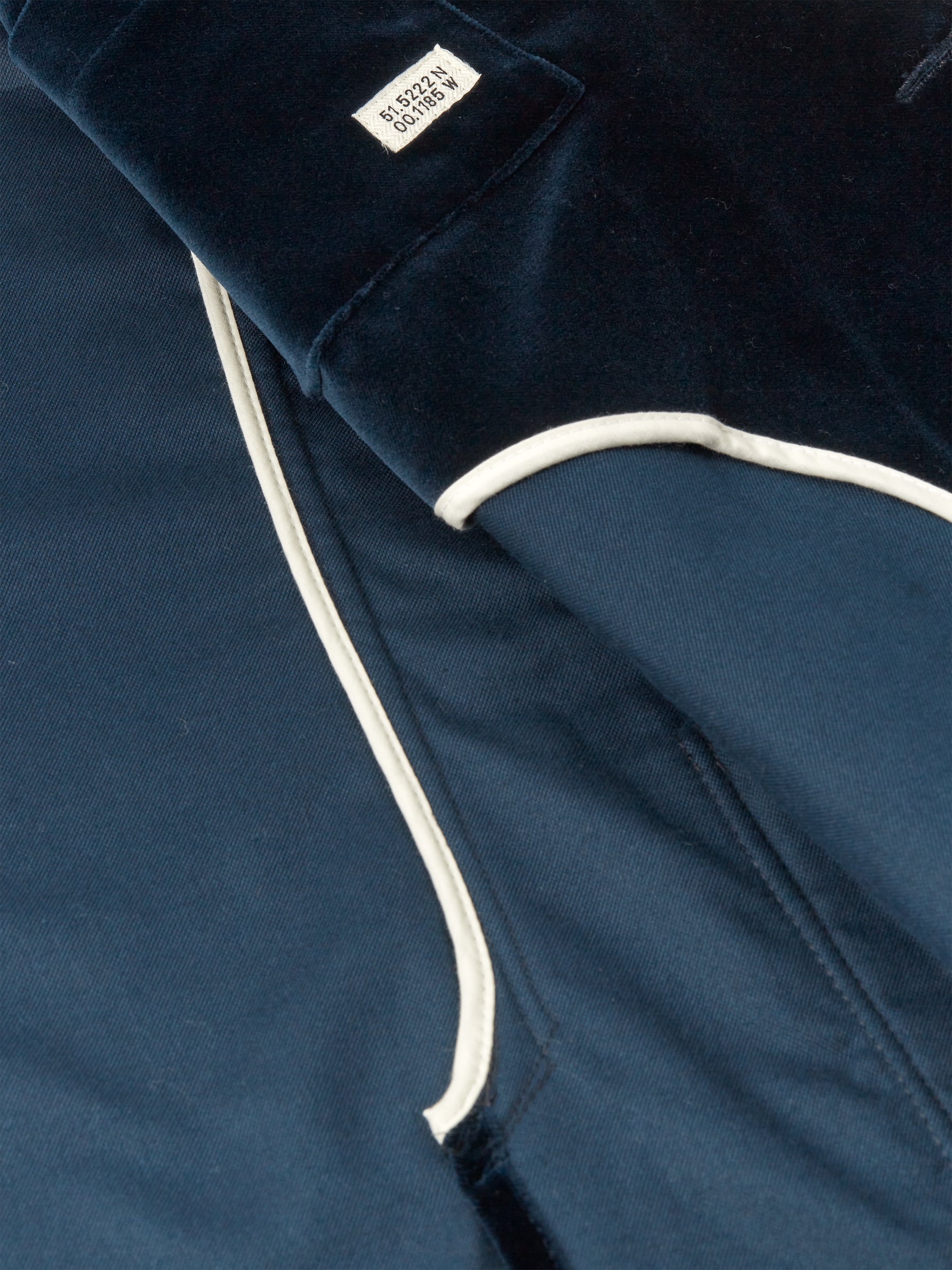  Mansfield Jacket Velvet Sapphire Blue