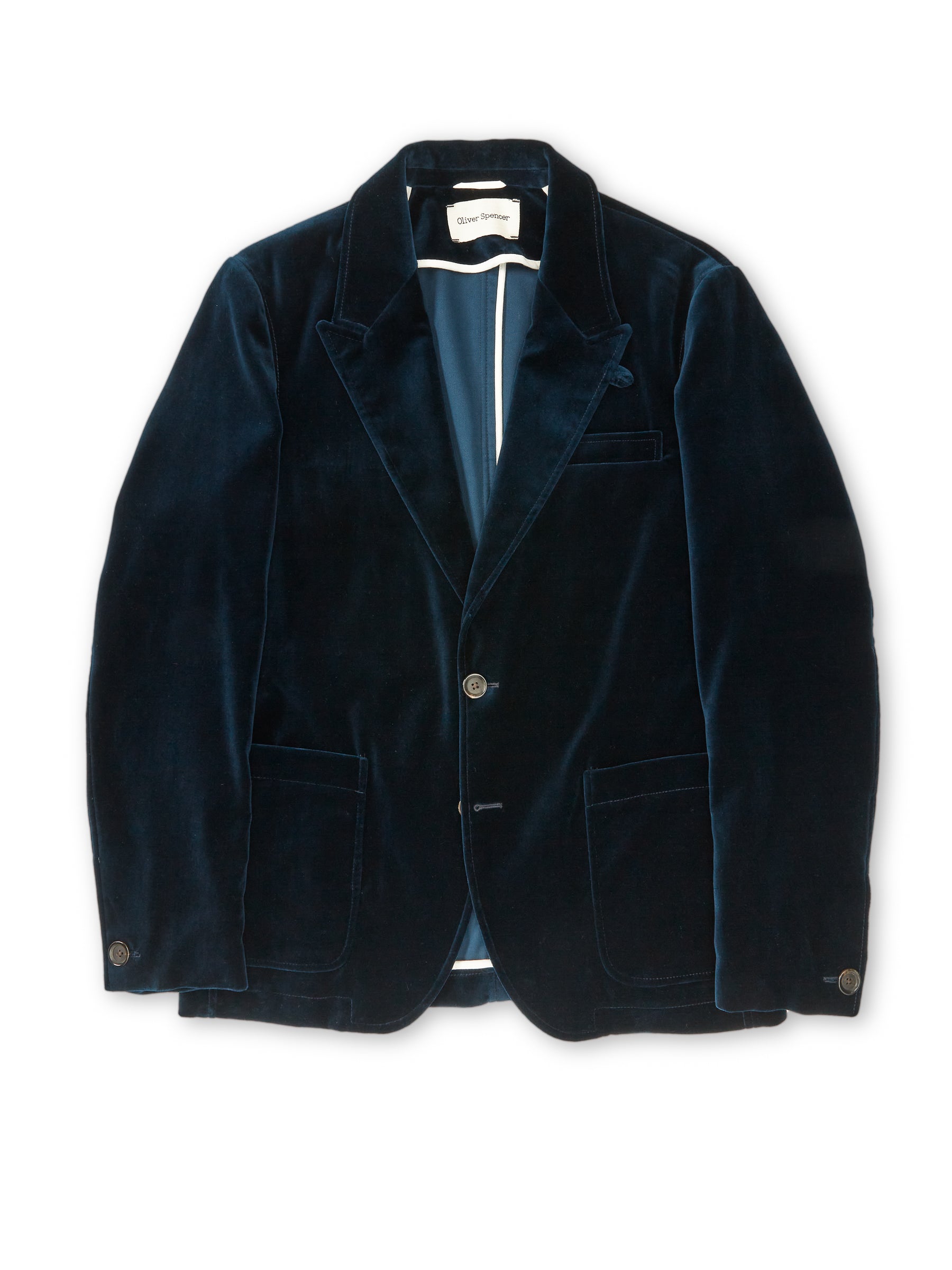 Sapphire Blue Velvet Mansfield Suit