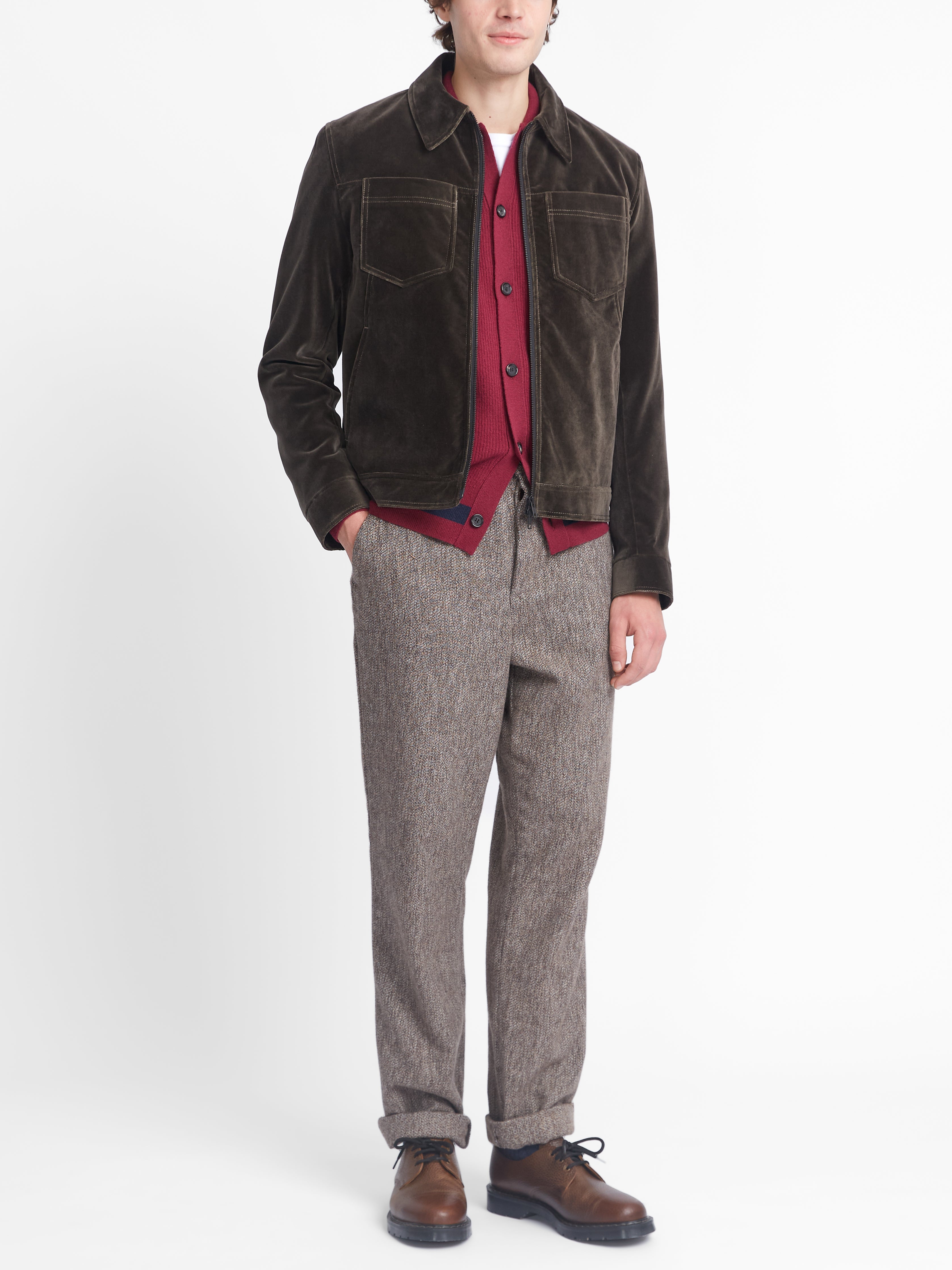  Norton Jacket Velvet Mole Grey