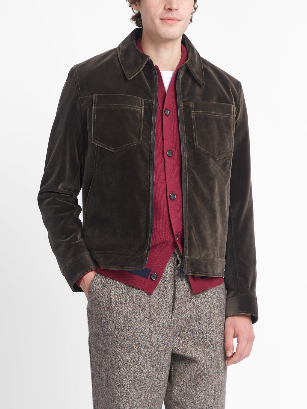  Norton Jacket Velvet Mole Grey