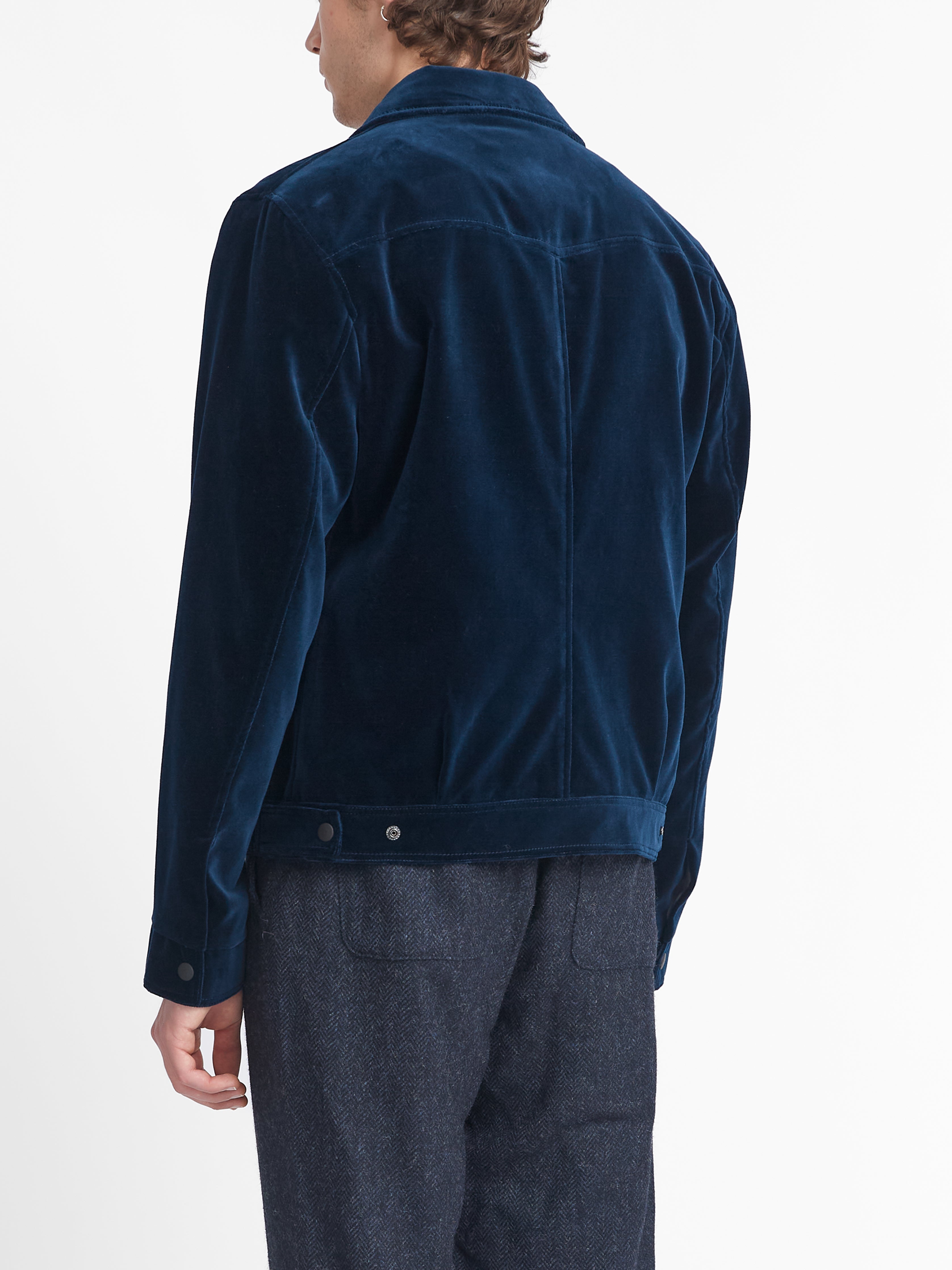 Norton Jacket Velvet Sapphire Blue
