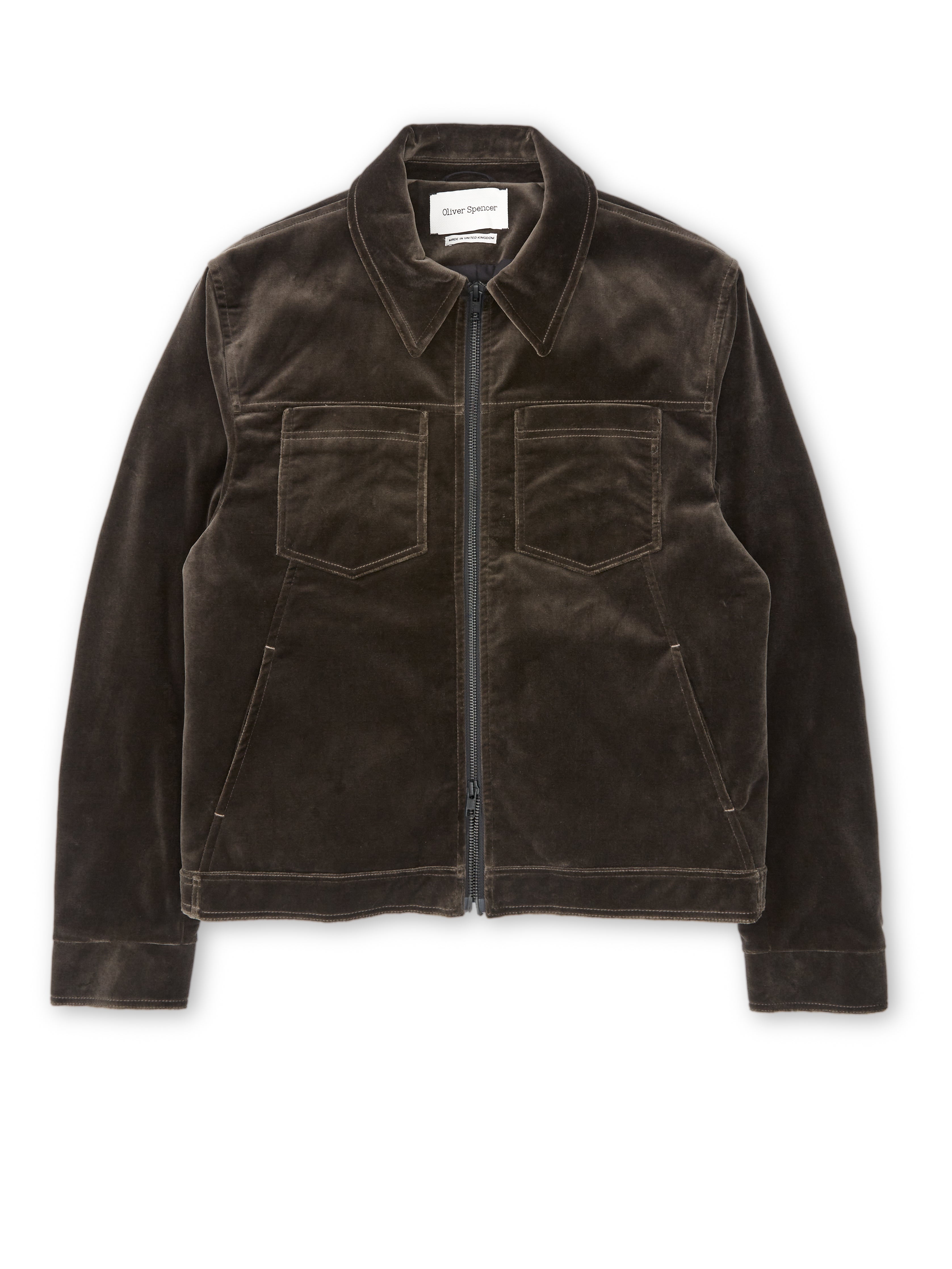  Norton Jacket Velvet Mole Grey
