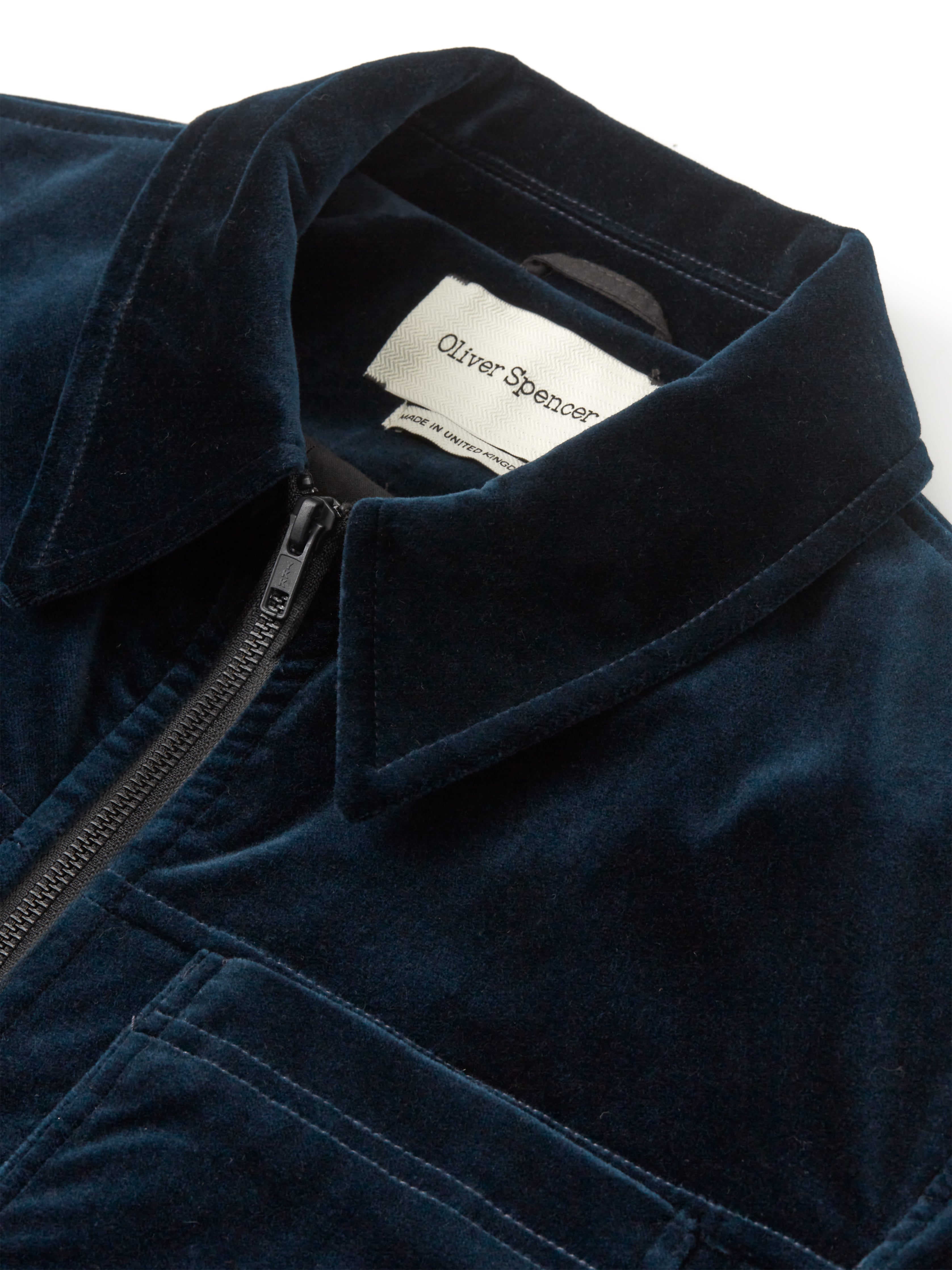  Norton Jacket Velvet Sapphire Blue