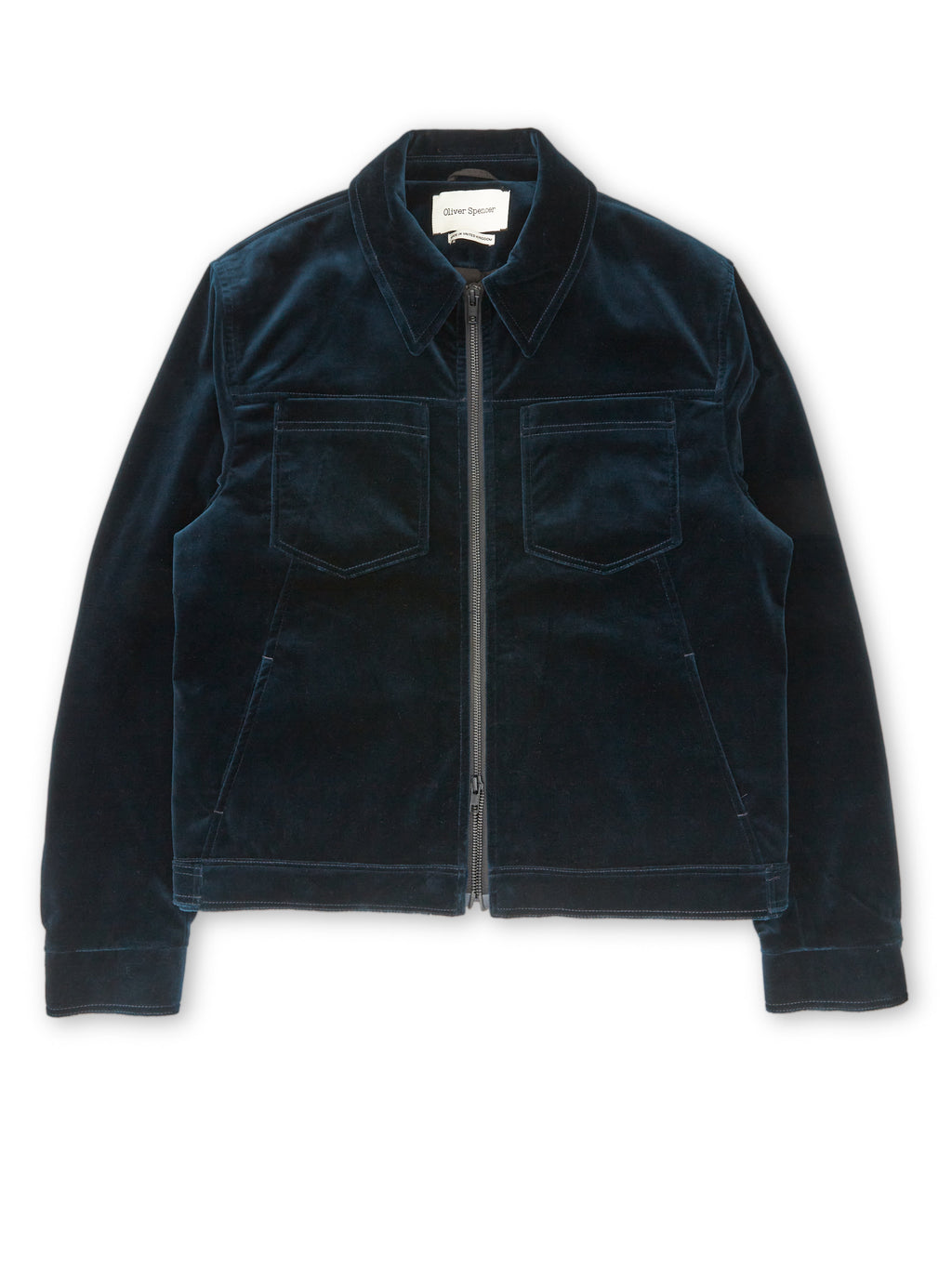  Norton Jacket Velvet Sapphire Blue