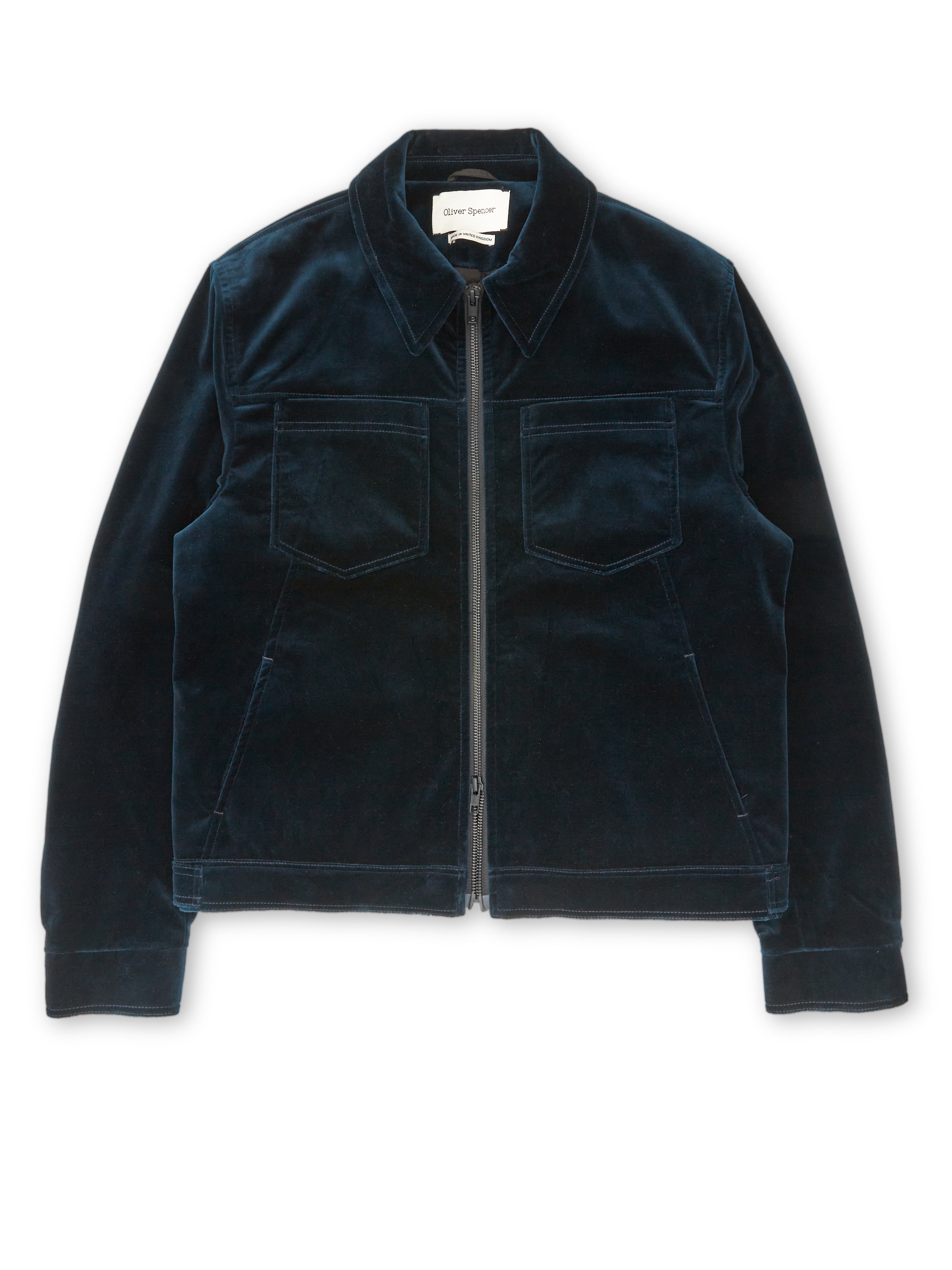  Norton Jacket Velvet Sapphire Blue