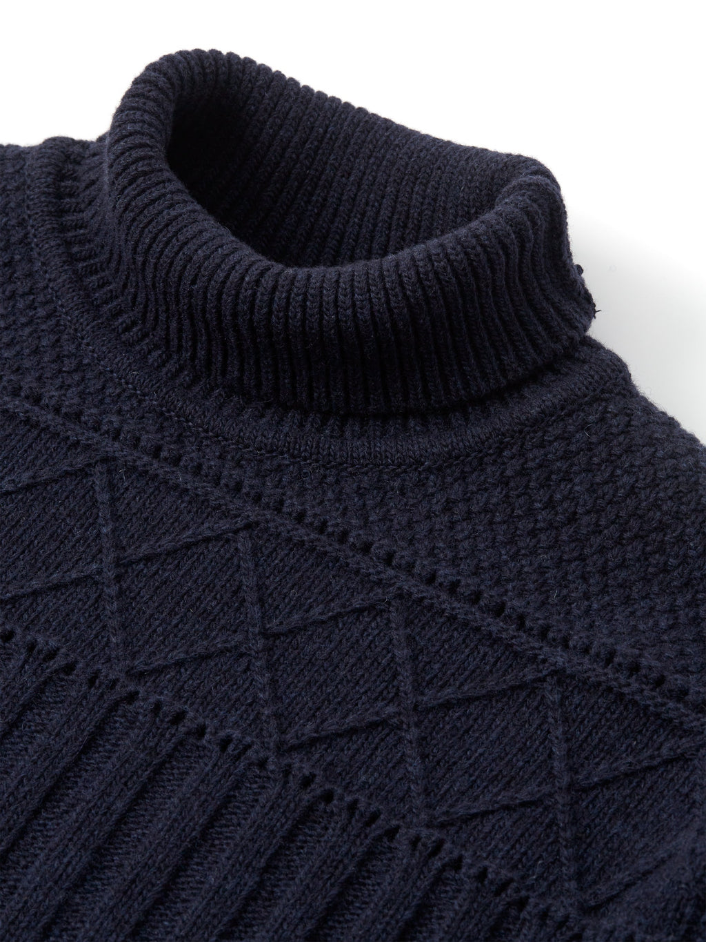  Talbot Roll Neck Jumper Bonham Navy
