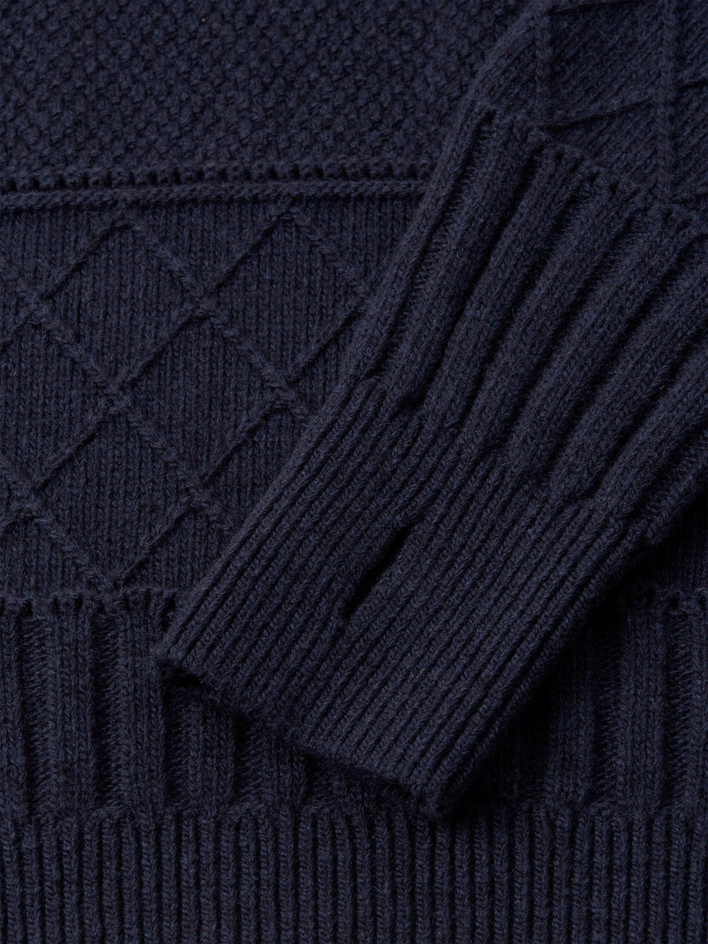  Talbot Roll Neck Jumper Bonham Navy