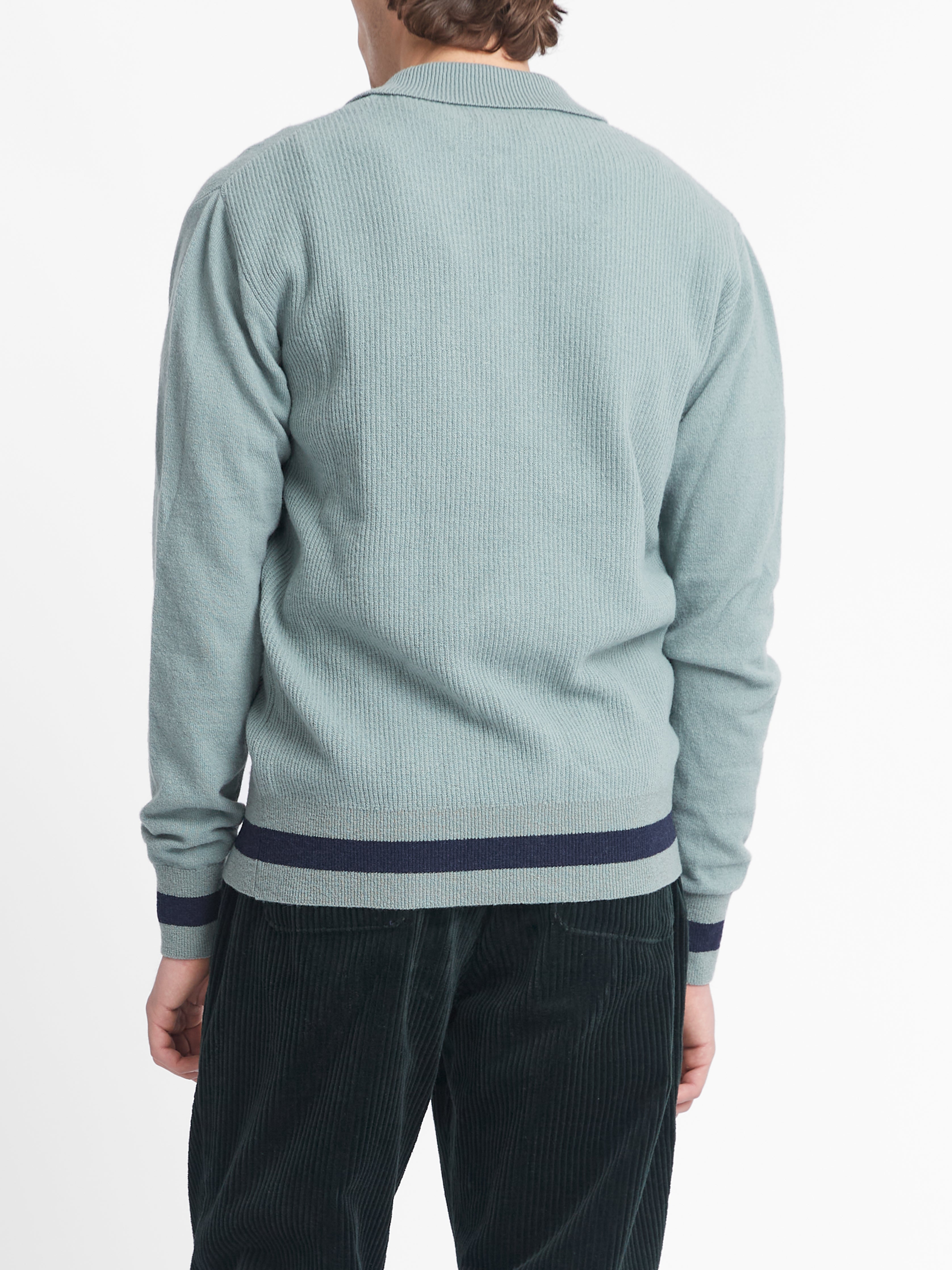  Britten Knitted Cardigan Greeves Sea Green