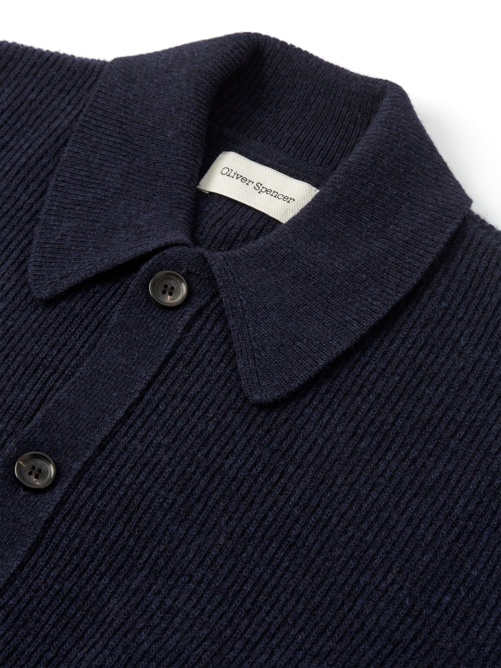  Britten Knitted Cardigan Greeves Navy