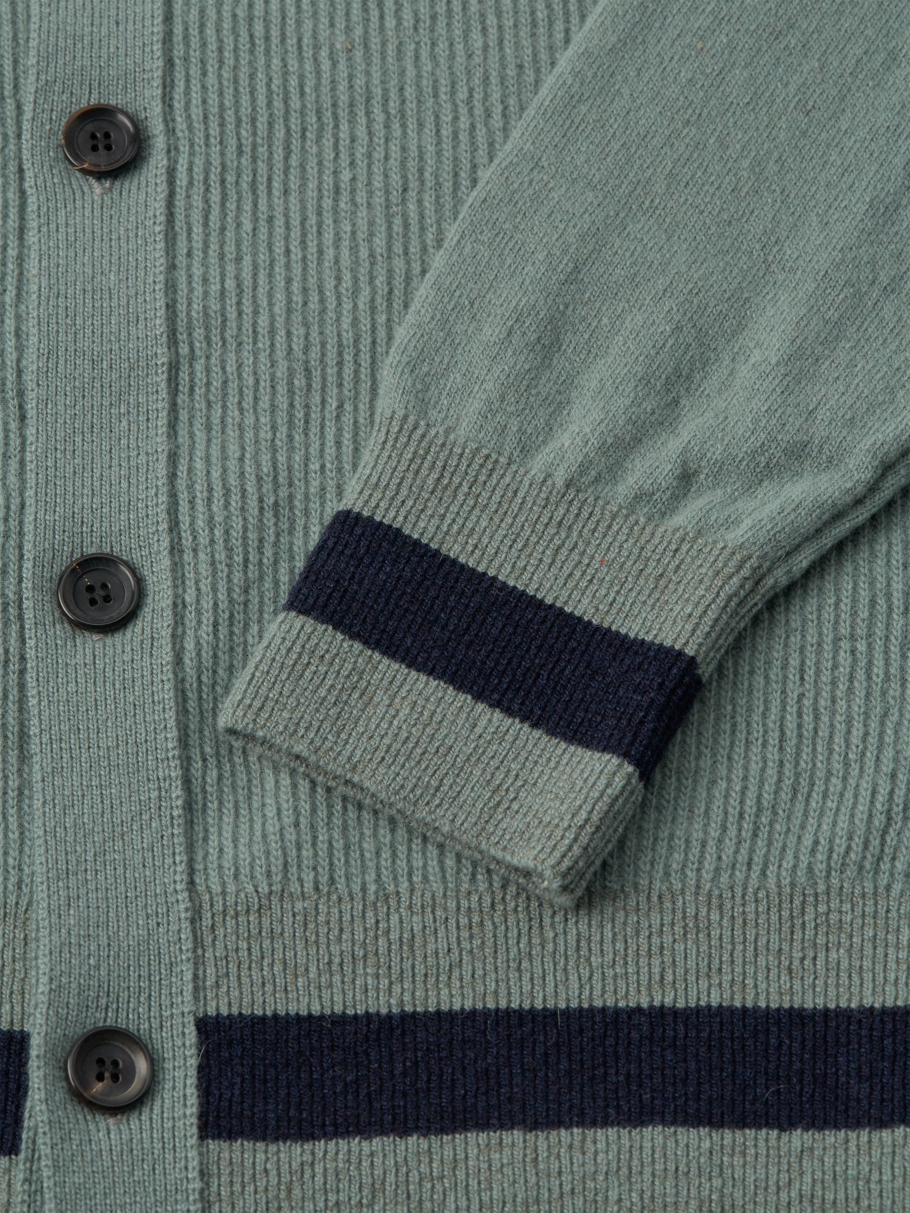  Britten Knitted Cardigan Greeves Sea Green