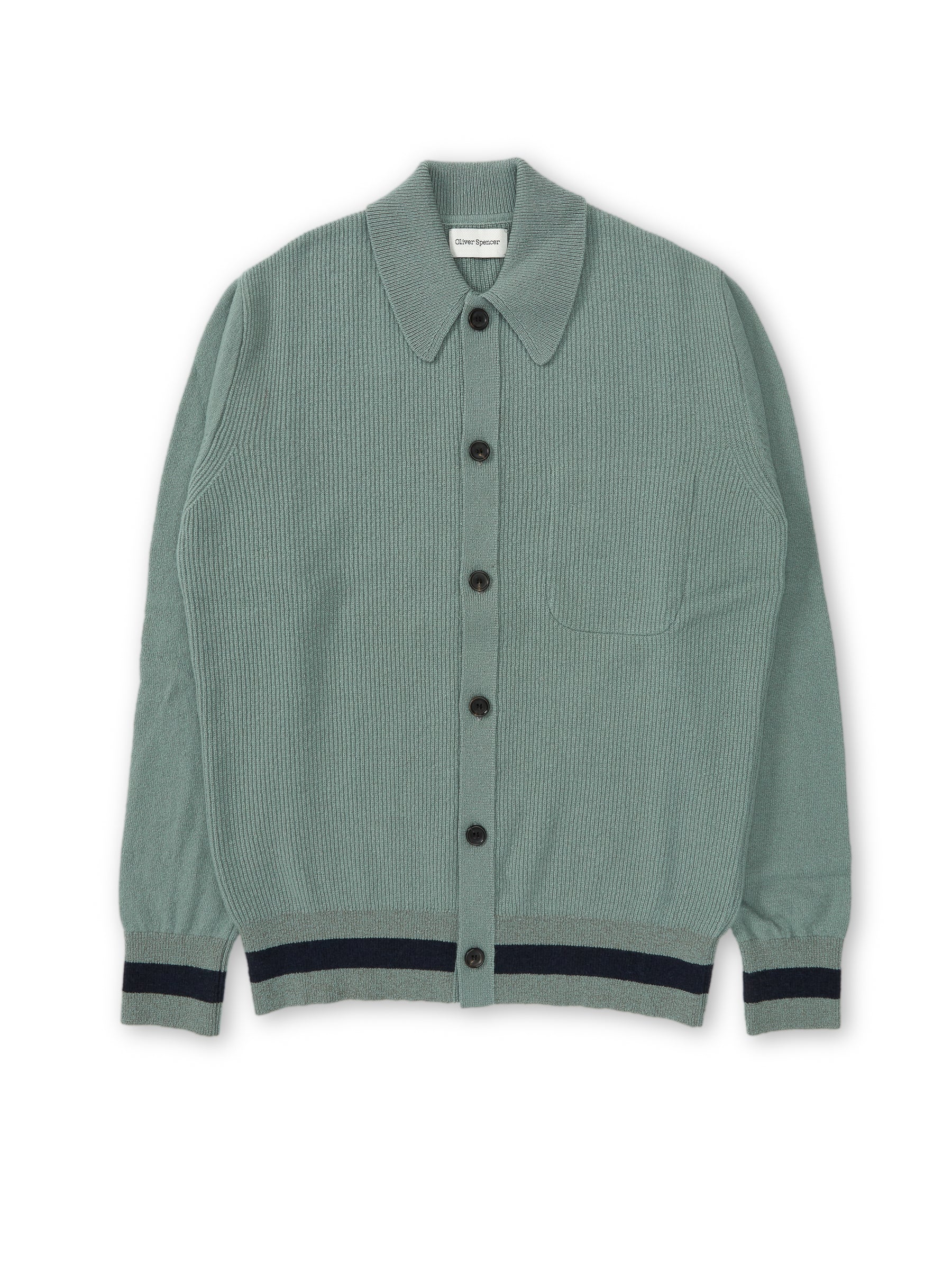  Britten Knitted Cardigan Greeves Sea Green
