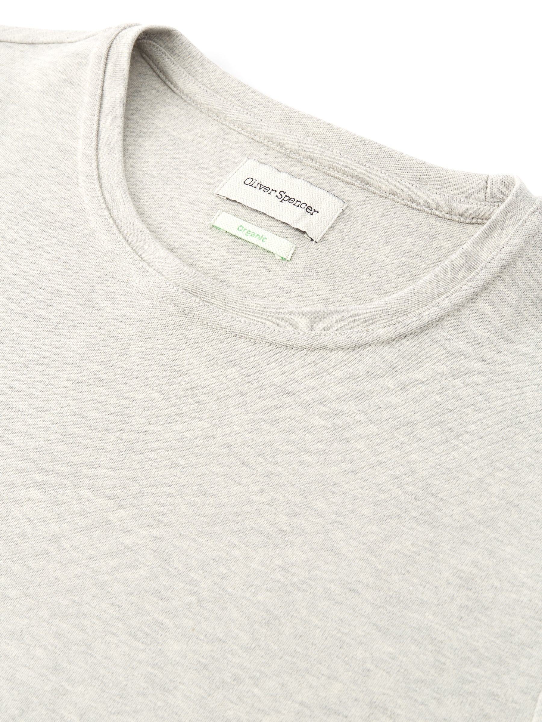  Heavy Long Sleeve Plain T-Shirt Tavistock Grey