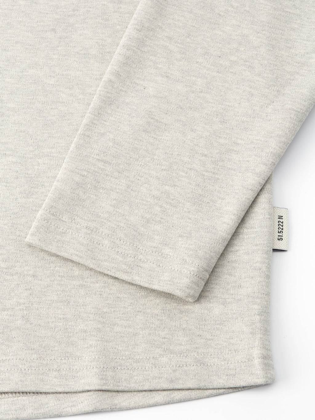  Heavy Long Sleeve Plain T-Shirt Tavistock Grey