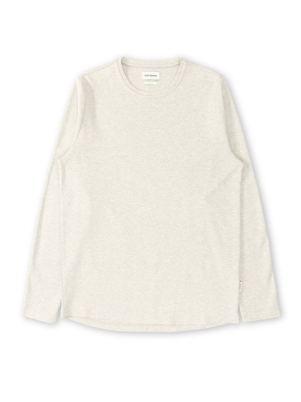  Heavy Long Sleeve Plain T-Shirt Tavistock Grey