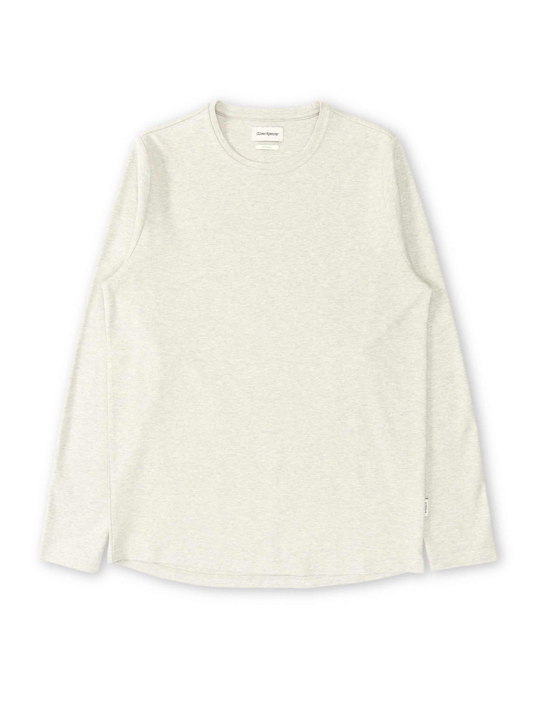  Heavy Long Sleeve Plain T-Shirt Tavistock Grey