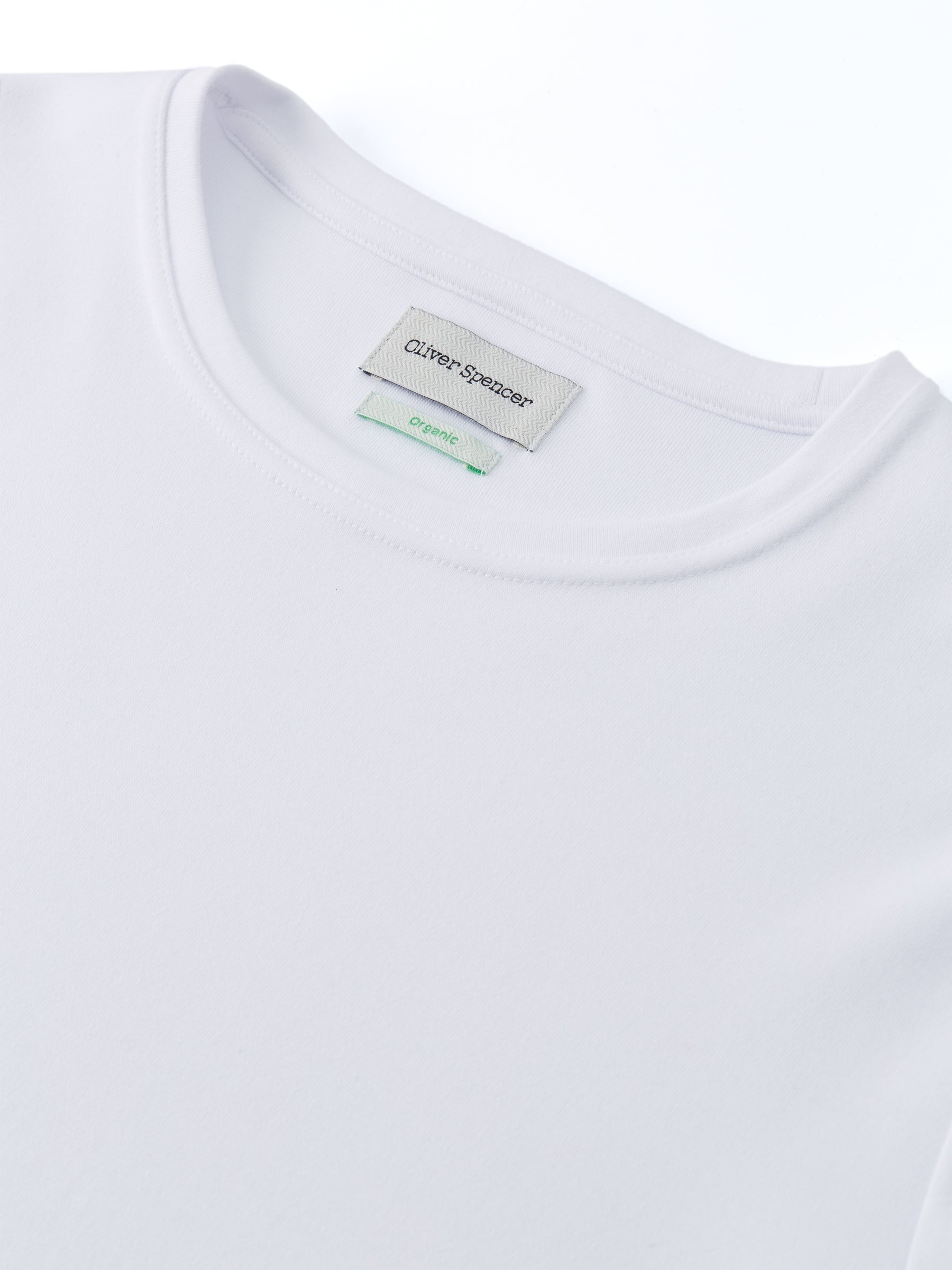  Heavy Long Sleeve Plain T-Shirt Tavistock White