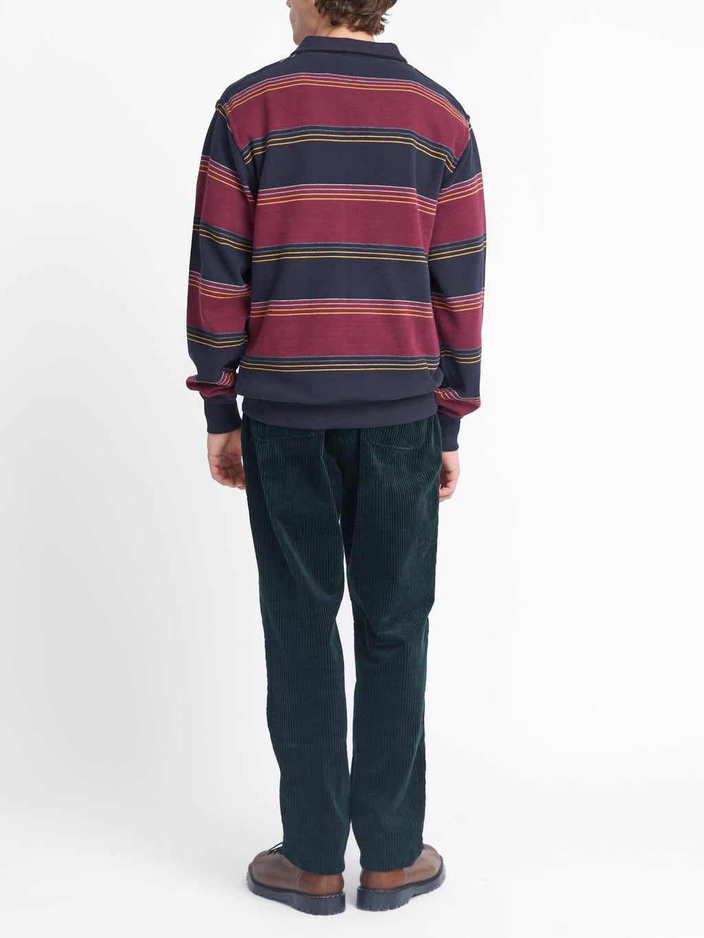  Reversible Half Zip Sweatshirt Hinkley Navy/Burgundy