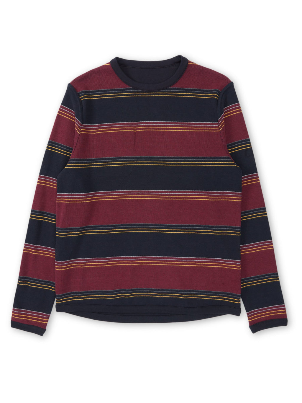  Reversible Newport Long Sleeve T-Shirt Hinkley Navy/Burgundy