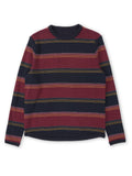  Reversible Newport Long Sleeve T-Shirt Hinkley Navy/Burgundy