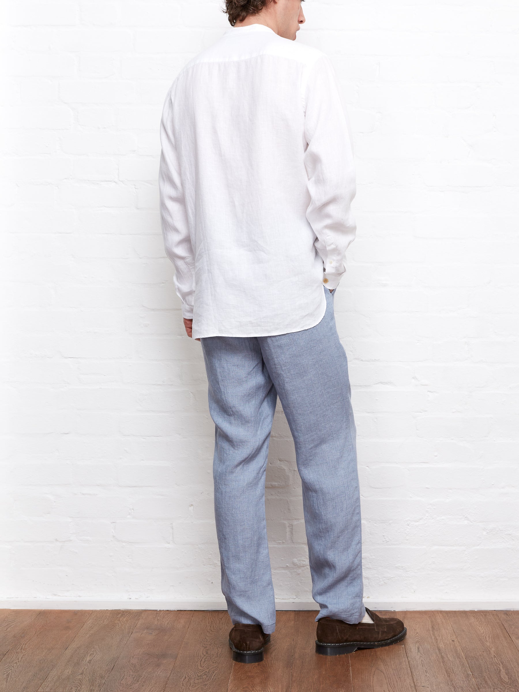  Grandad Shirt Bridford White