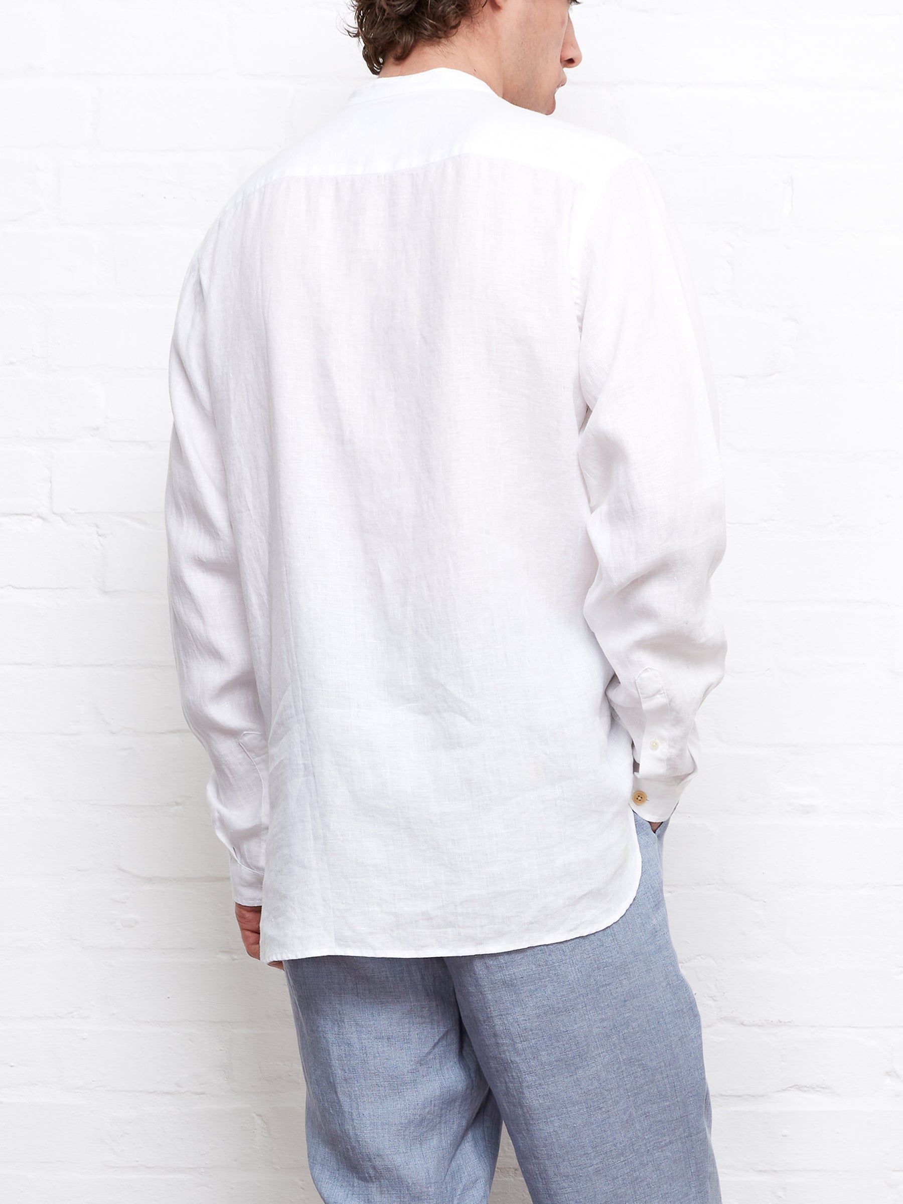 Grandad Shirt Bridford White