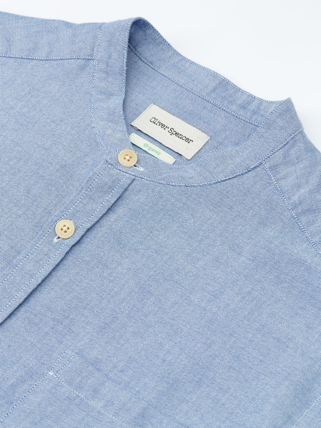  Grandad Shirt Brecon Blue