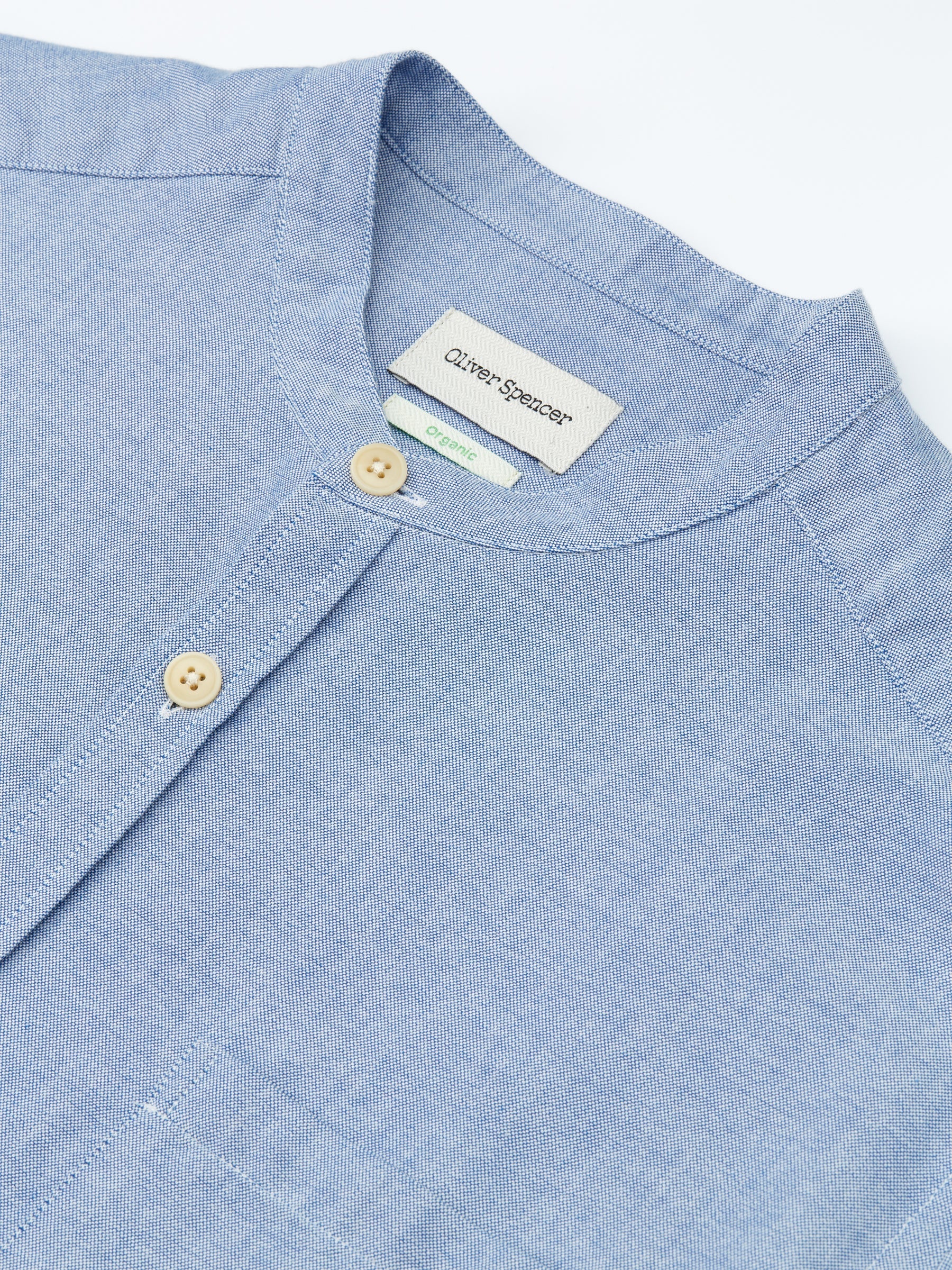  Grandad Shirt Brecon Blue