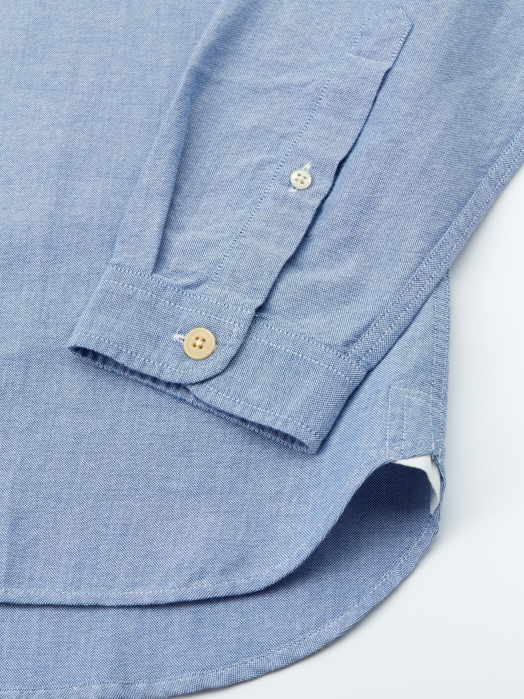  Grandad Shirt Brecon Blue