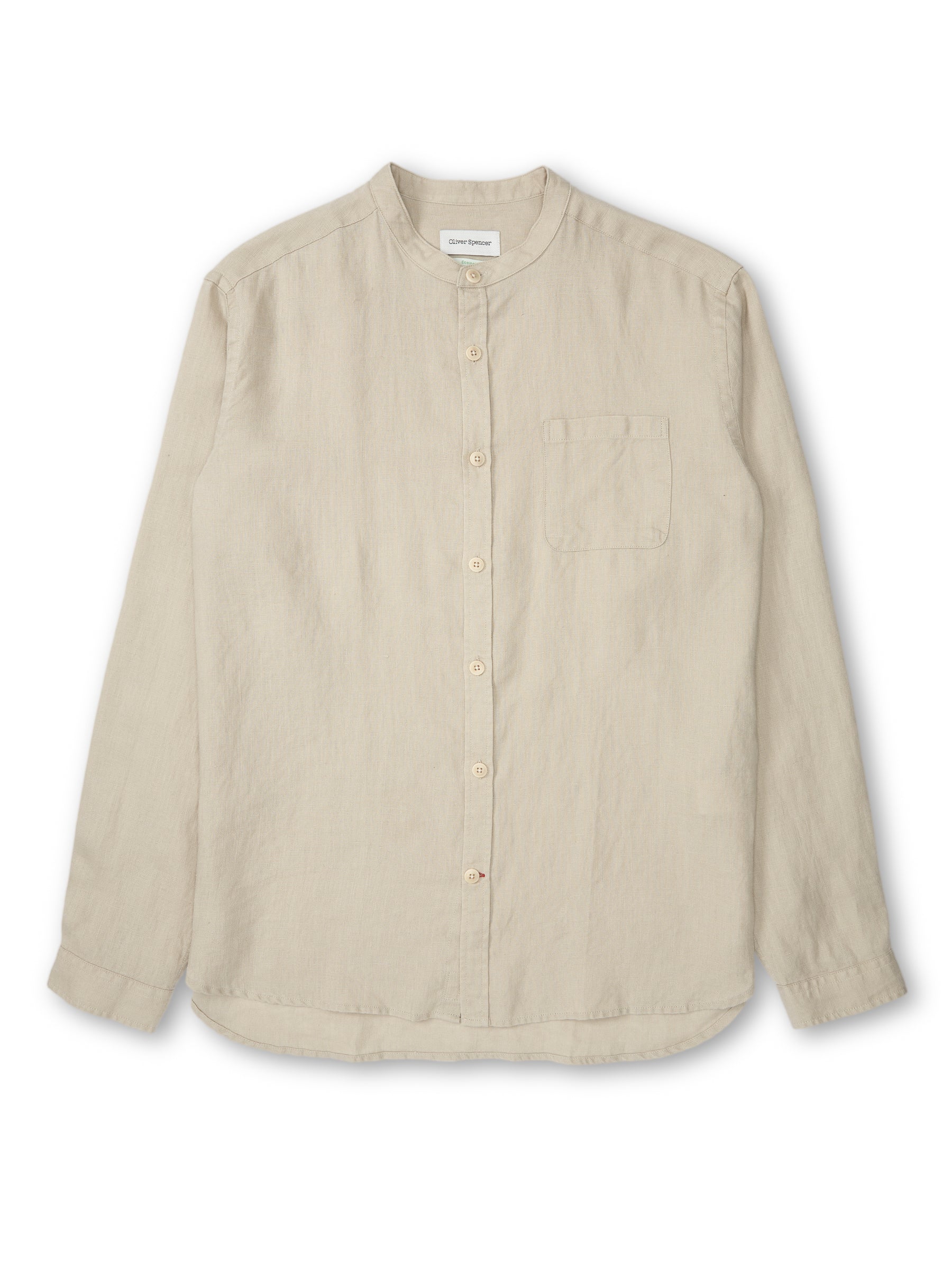  Grandad Shirt Padworth Beige