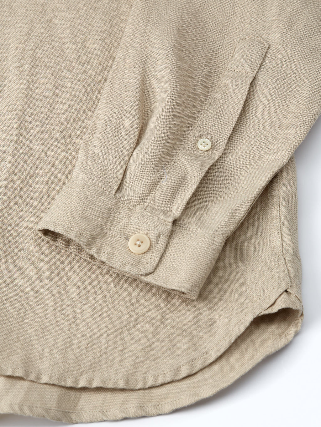  Grandad Shirt Padworth Beige