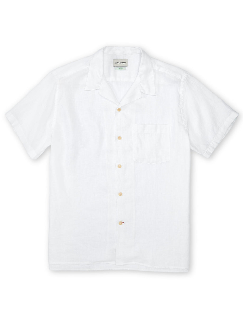  Havana Short Sleeve Shirt Bridford White