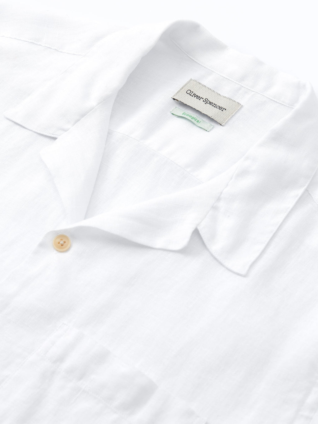  Havana Short Sleeve Shirt Bridford White