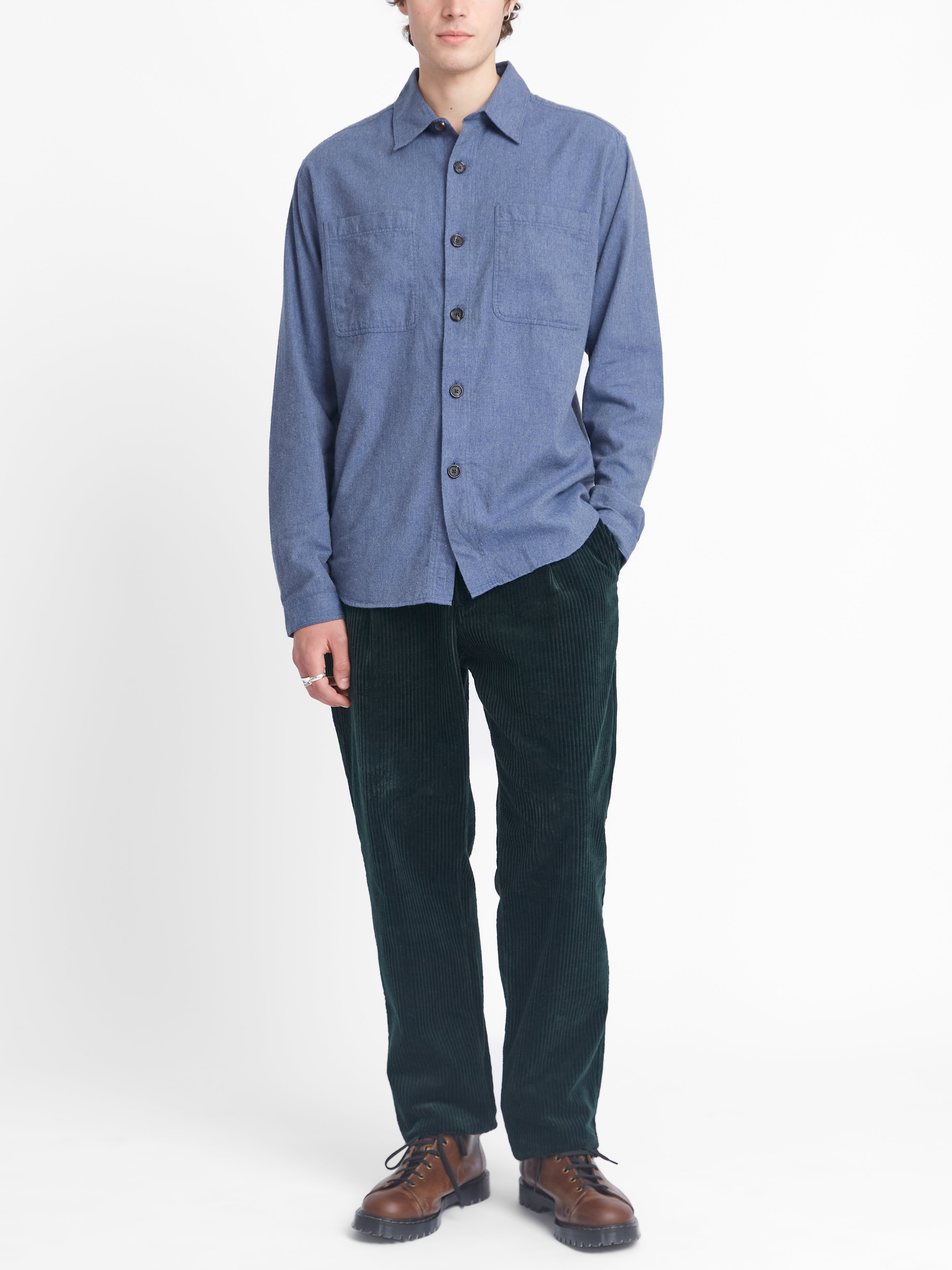  Treviscoe Shirt Abbingdon Slate Blue