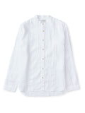  Collarless Ashcroft Shirt Bridford White