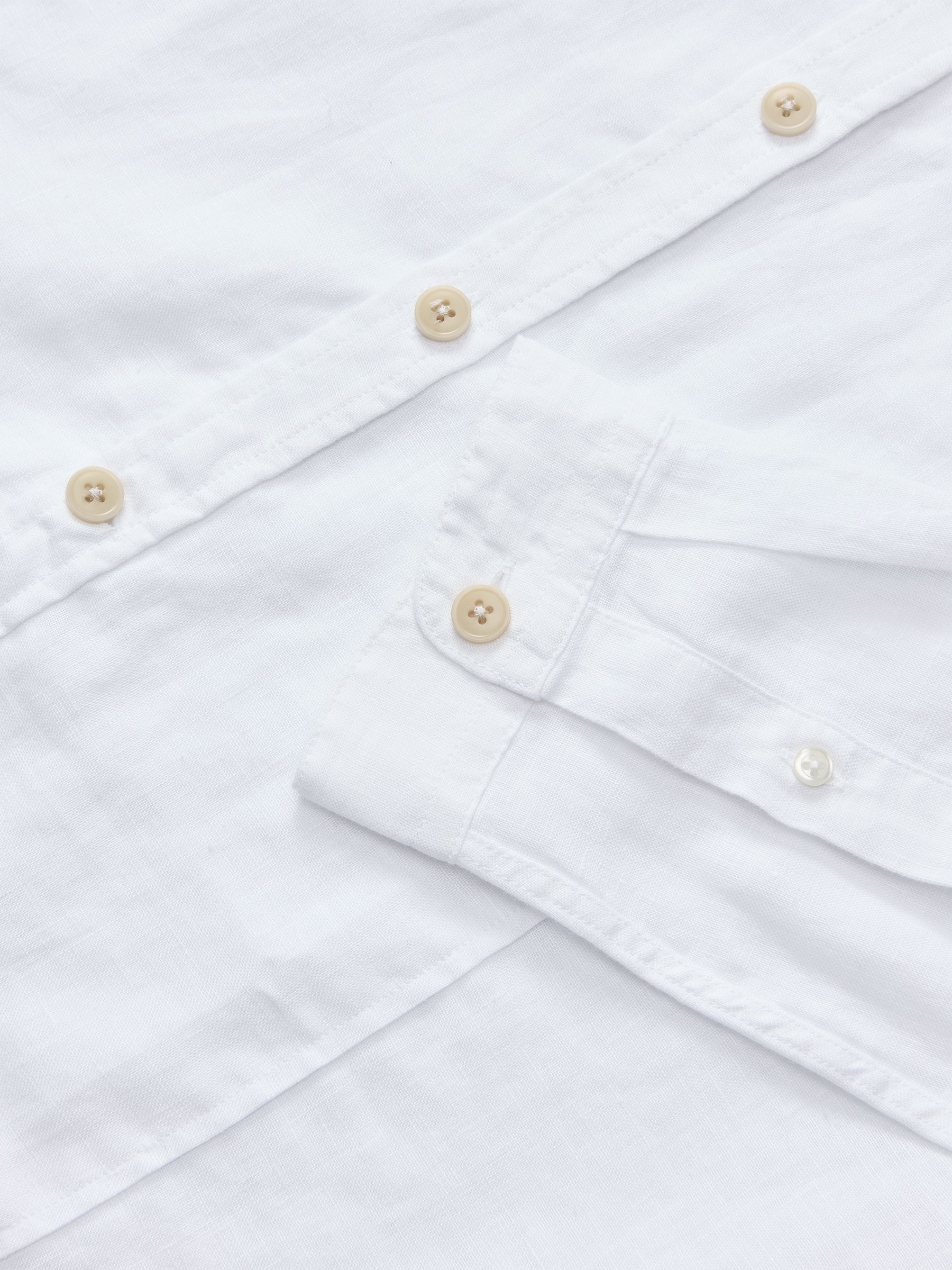  Collarless Ashcroft Shirt Bridford White