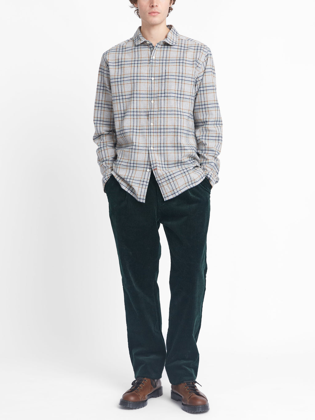  Eton Collar Shirt Escott Grey