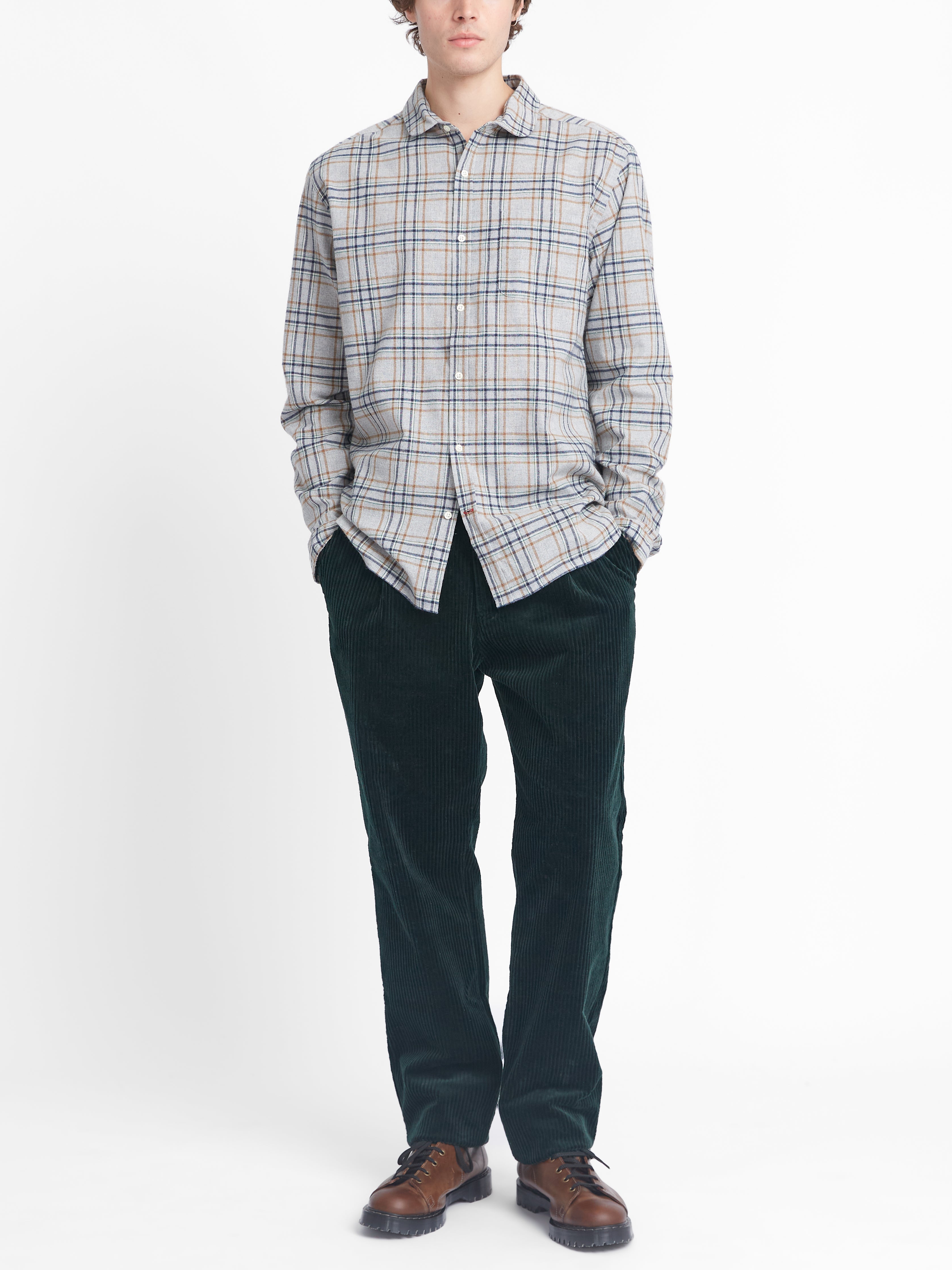  Eton Collar Shirt Escott Grey