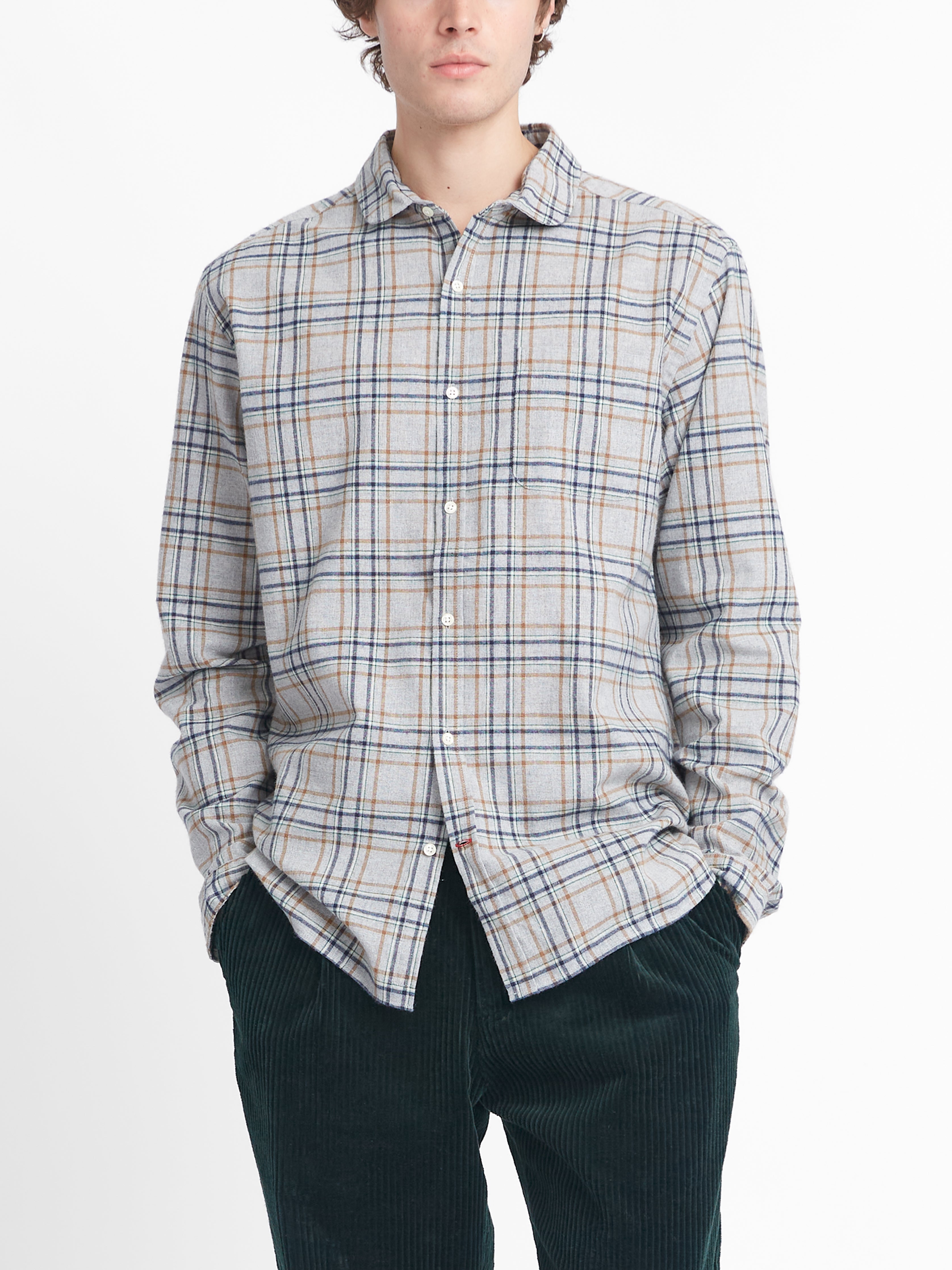  Eton Collar Shirt Escott Grey