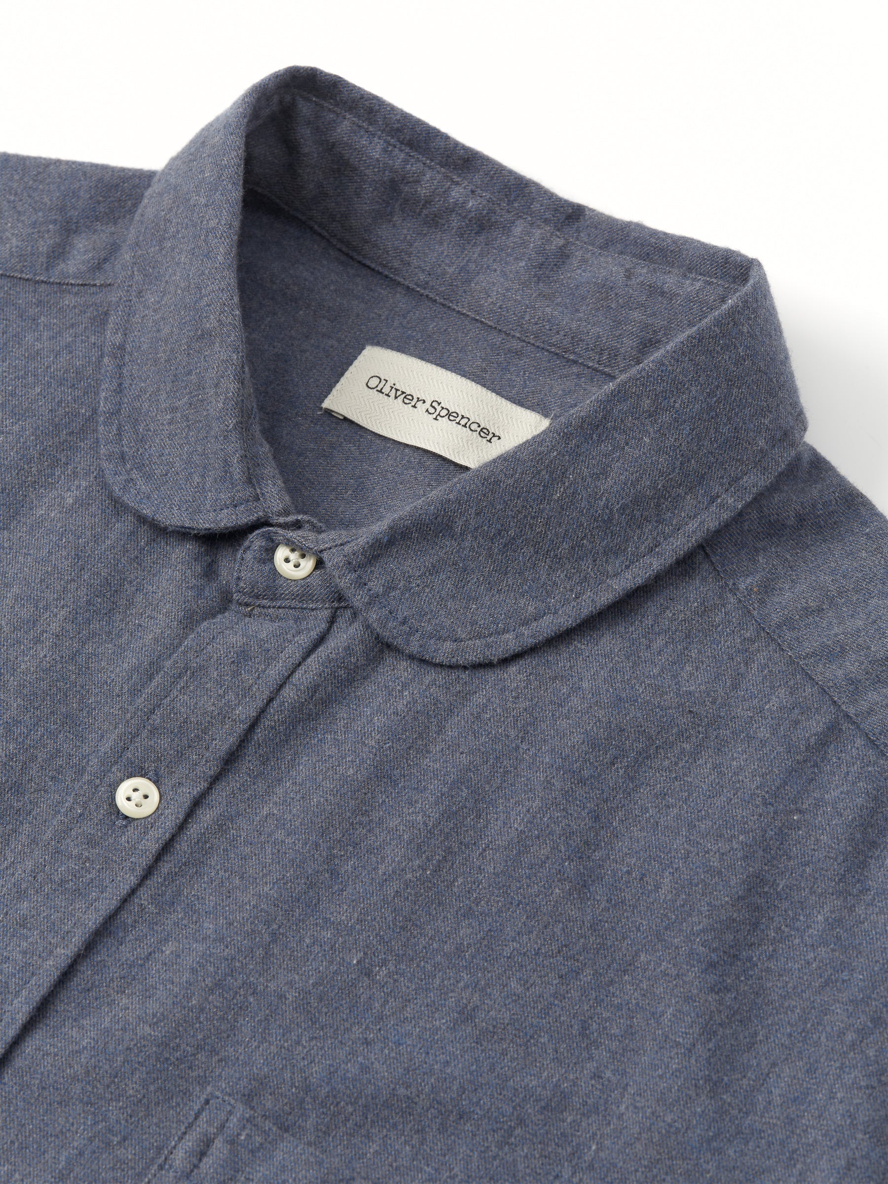  Eton Collar Shirt Abbingdon Slate Blue