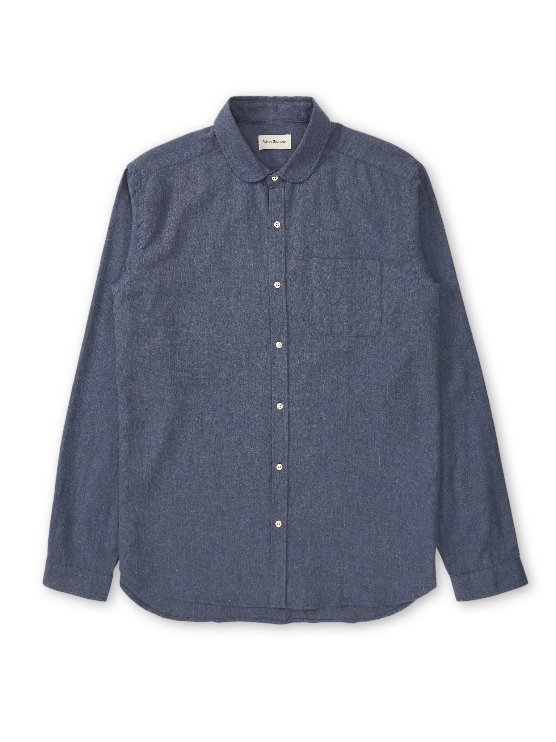  Eton Collar Shirt Abbingdon Slate Blue