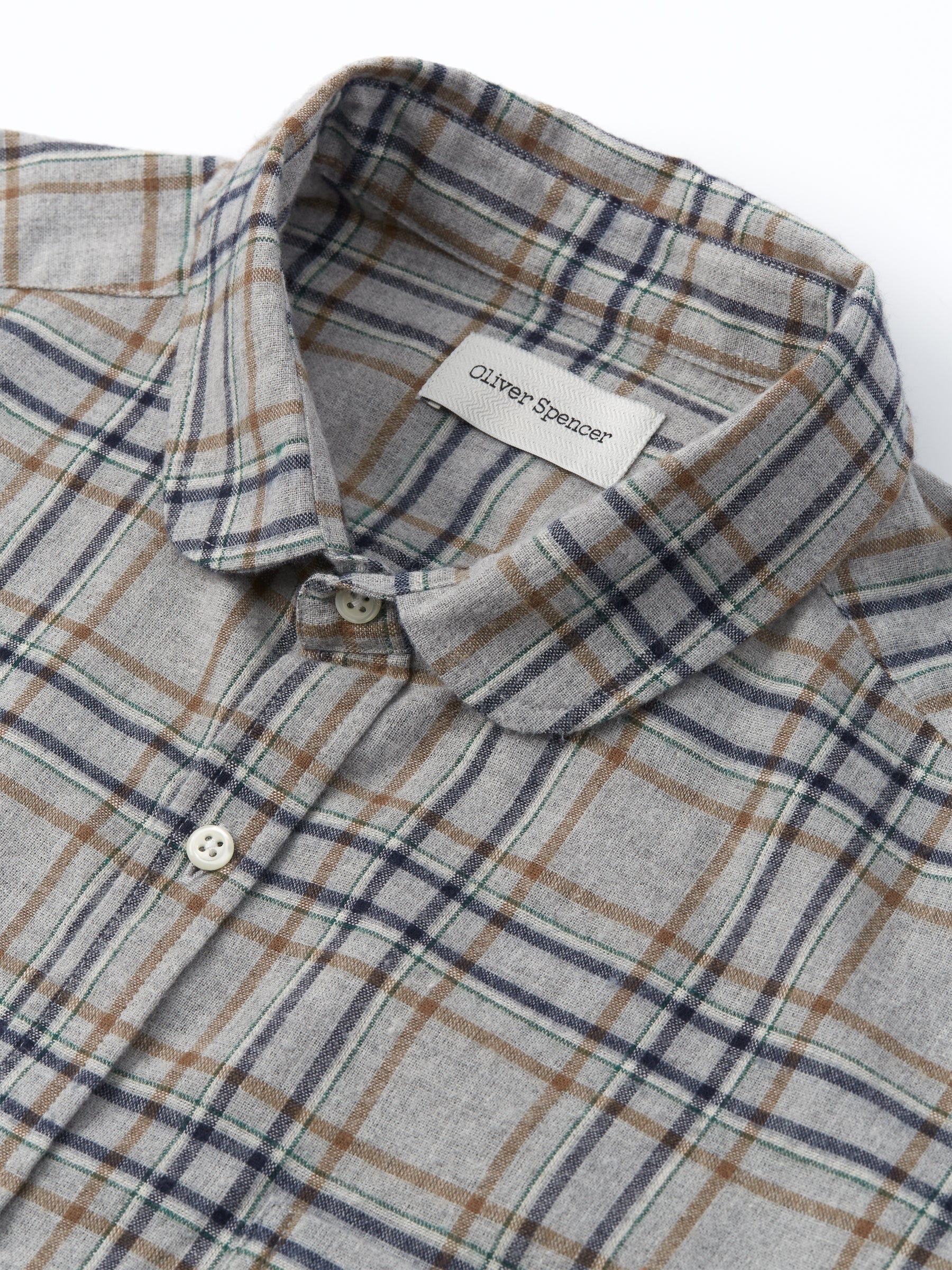  Eton Collar Shirt Escott Grey