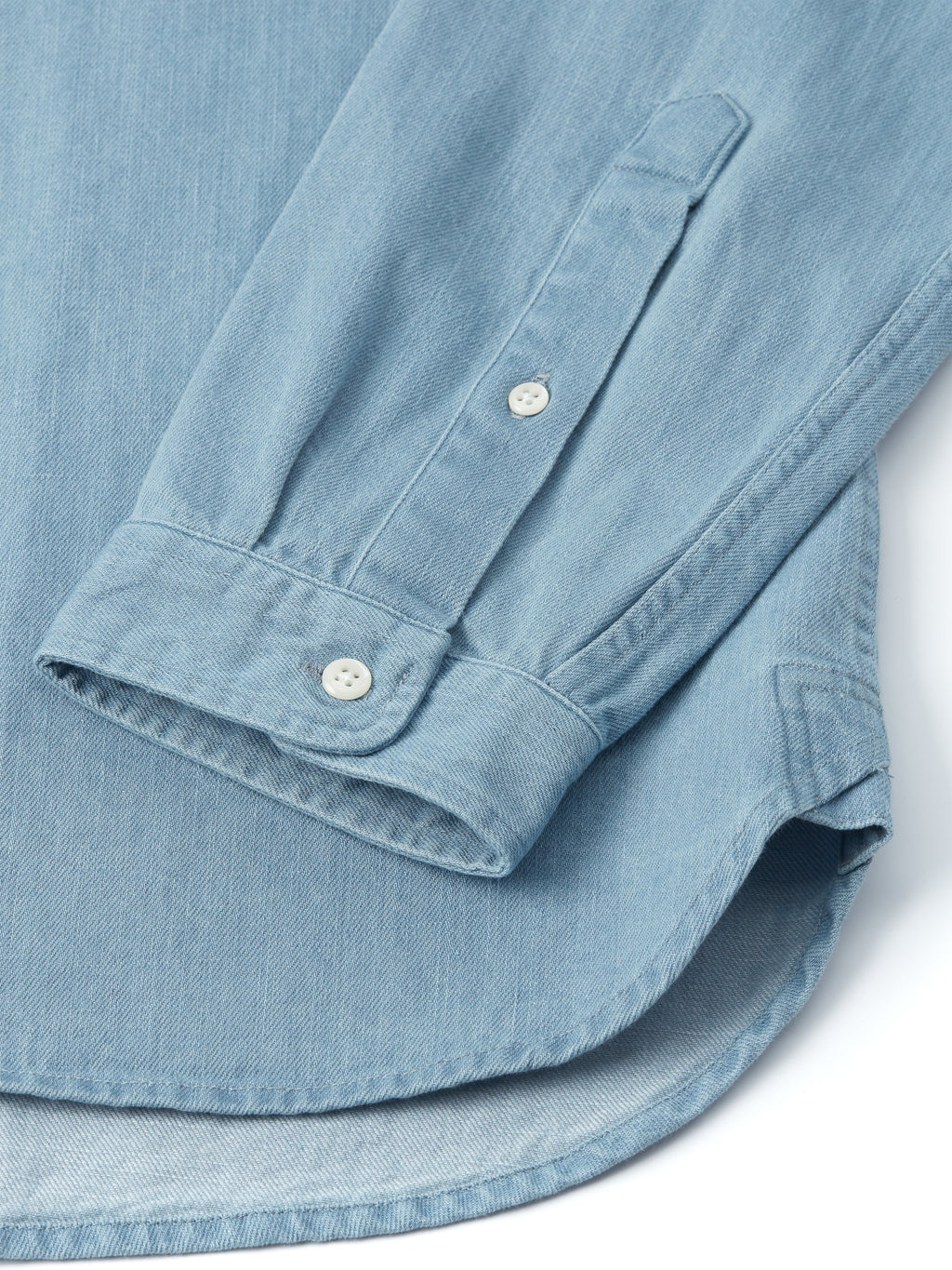  Eton Collar Shirt Mullins Denim Indigo Light